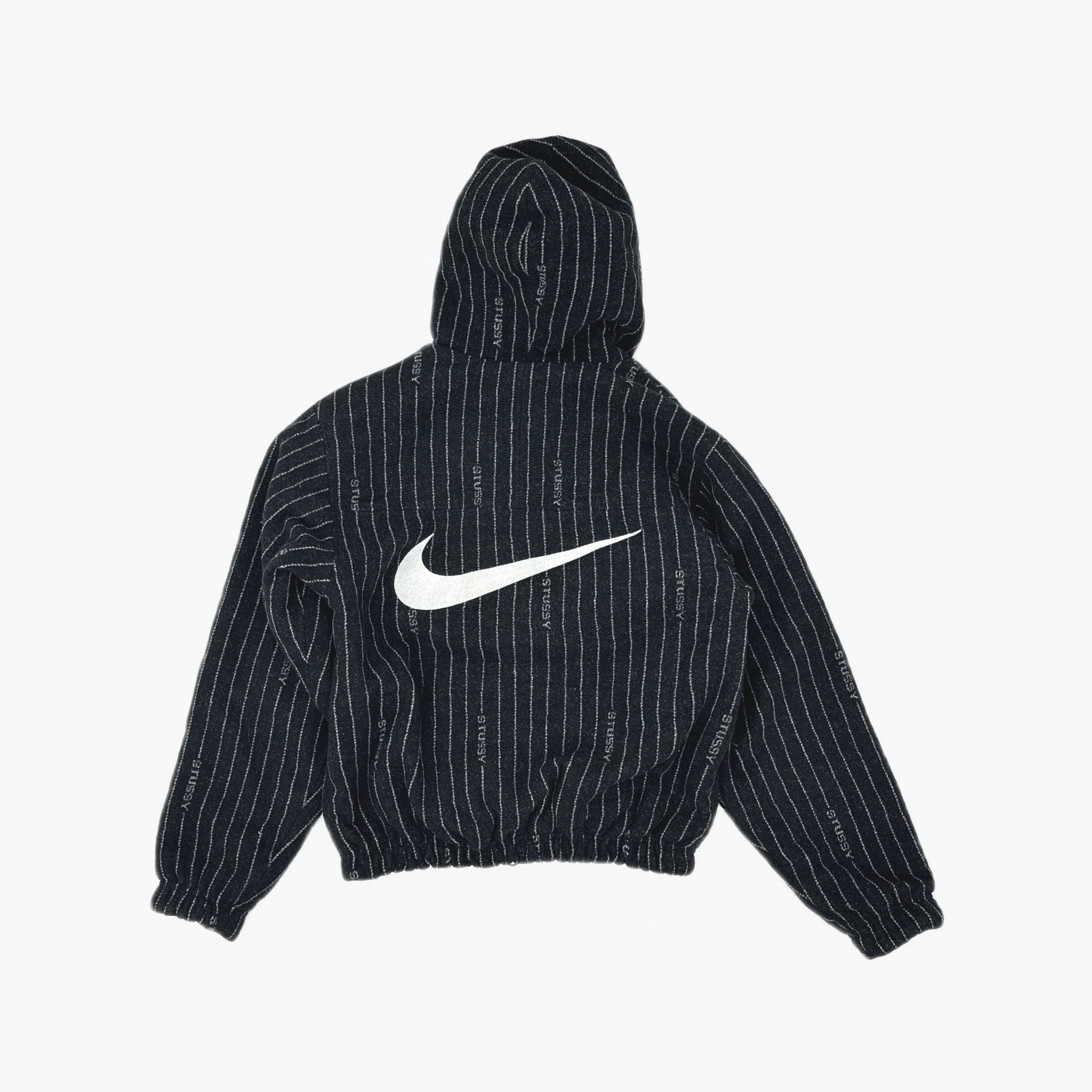 Nike Nike x Stussy Striped Hoodie Jacket Size M Size US M / EU 48-50 / 2 - 2 Thumbnail