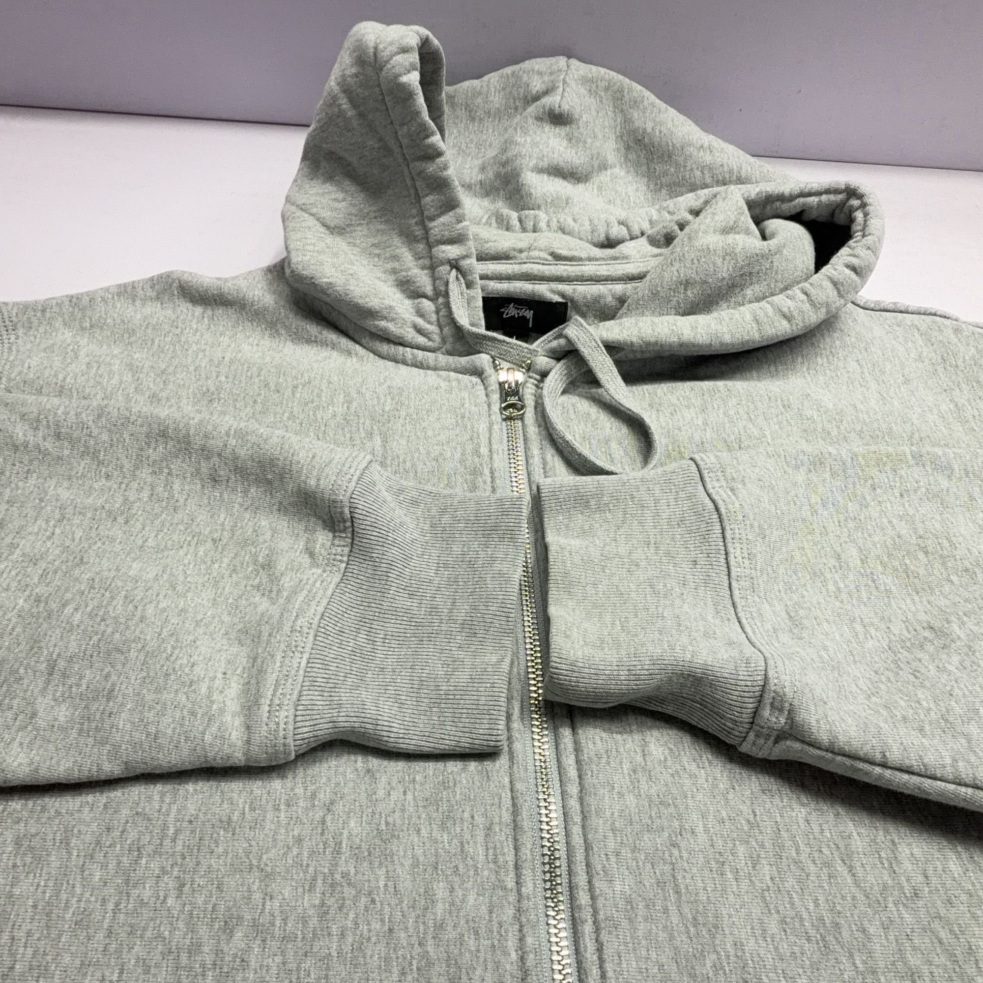 Stussy Stussy Logo Embroidered Zip-up Hoodie Size L Size US L / EU 52-54 / 3 - 10 Thumbnail