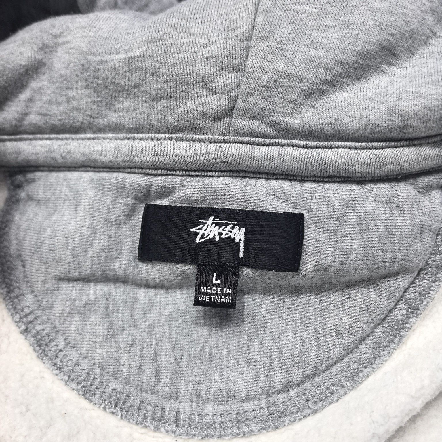 Stussy Stussy Logo Embroidered Zip-up Hoodie Size L Size US L / EU 52-54 / 3 - 3 Thumbnail