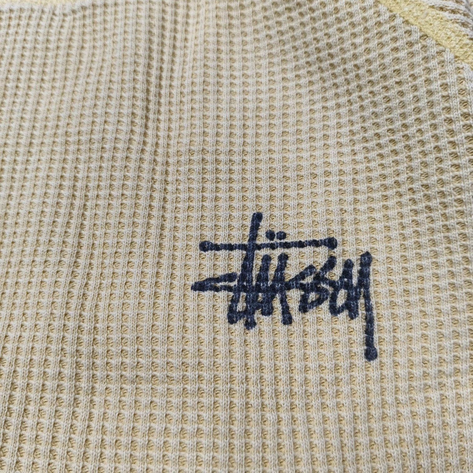 Stussy Stussy Waffle Logo Long Sleeve T-Shirt Size S Size US S / EU 44-46 / 1 - 4 Thumbnail