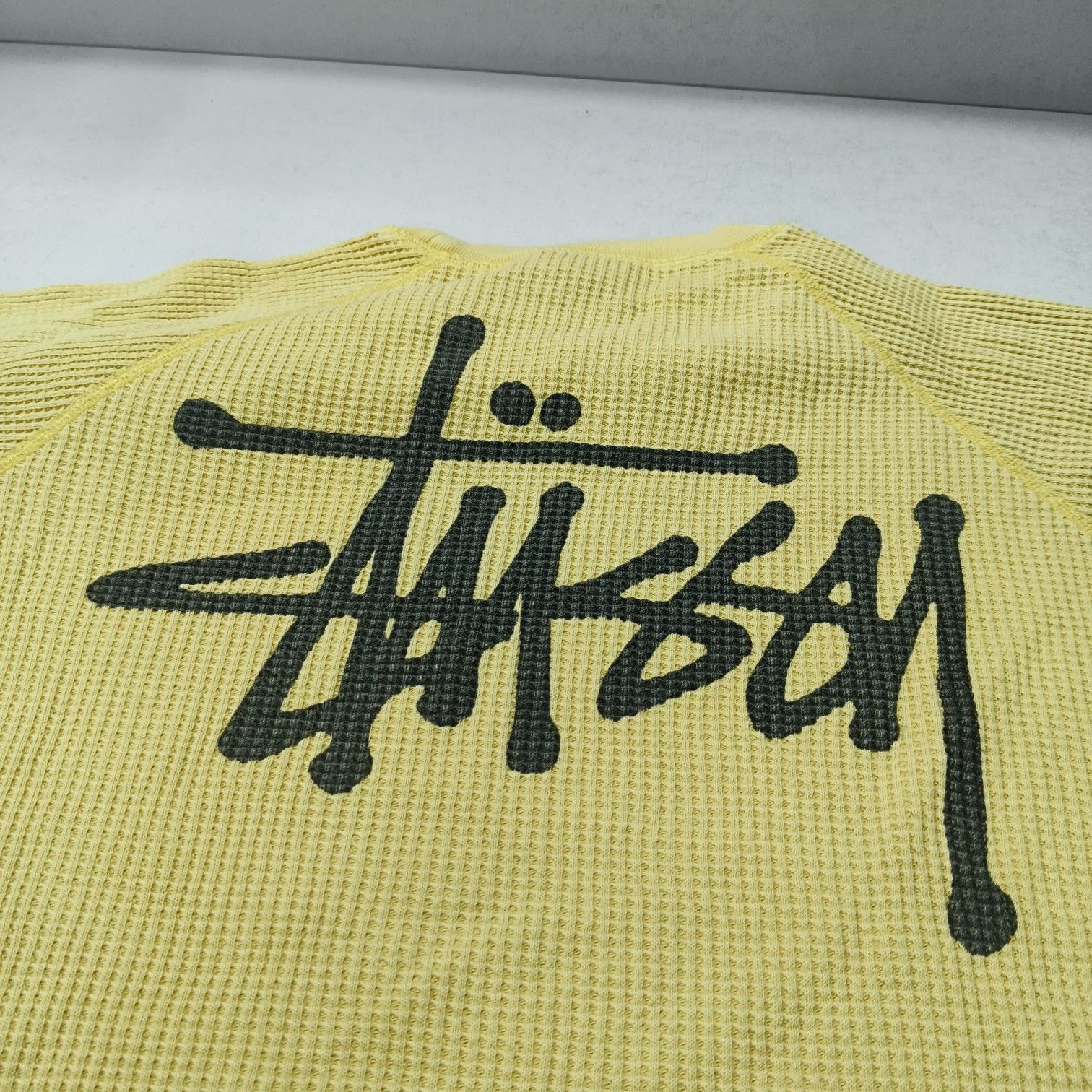Stussy Stussy Waffle Logo Long Sleeve T-Shirt Size S Size US S / EU 44-46 / 1 - 6 Thumbnail