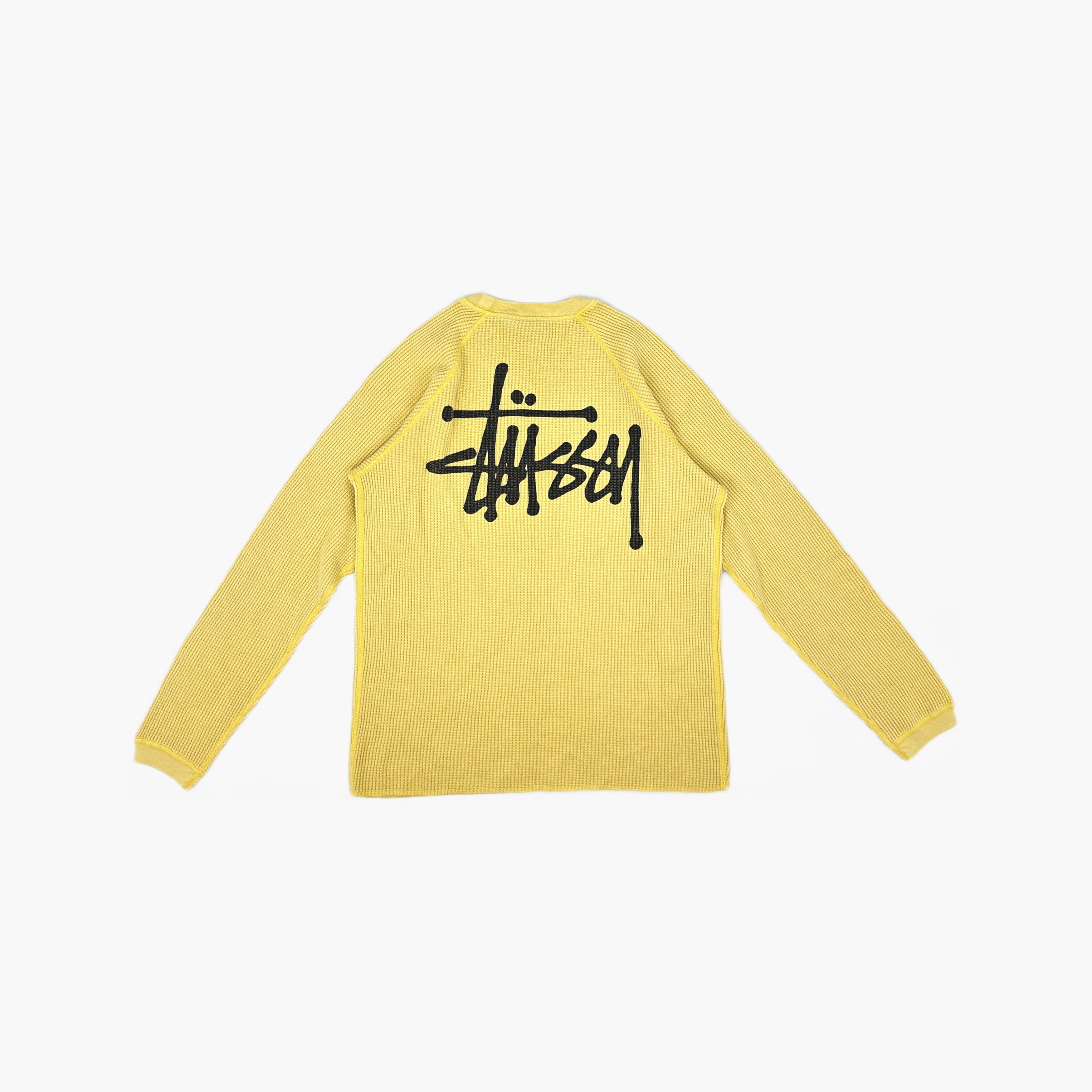 Stussy Stussy Logo Waffle Knit Long Sleeve Size S Size US S / EU 44-46 / 1 - 2 Thumbnail
