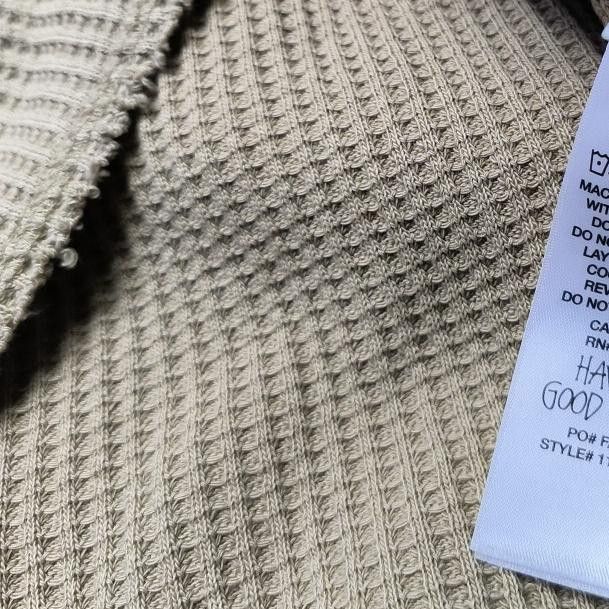 Stussy Stüssy Waffle Knit Logo Long Sleeve T-Shirt Size XL Size US XL / EU 56 / 4 - 10 Thumbnail