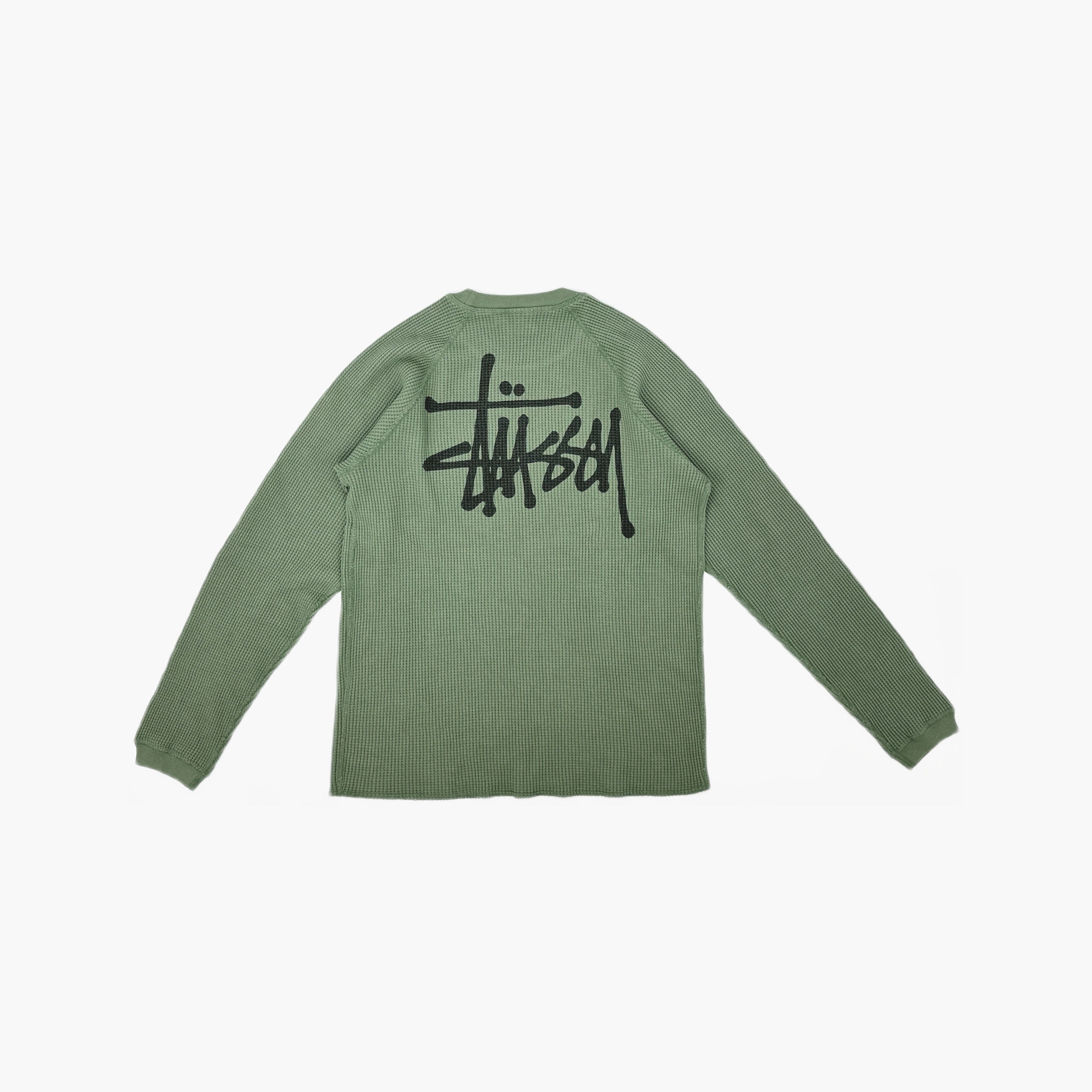 Stussy Stussy Waffle Knit Long Sleeve Tee Size S Size US S / EU 44-46 / 1 - 2 Thumbnail