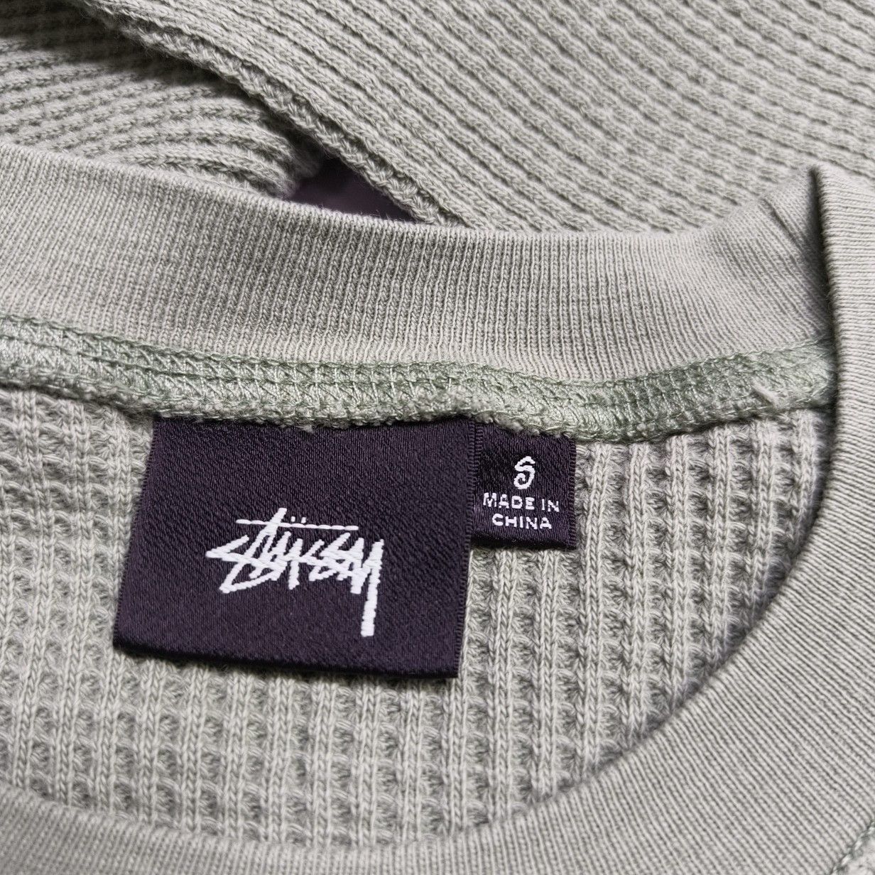 Stussy Stussy Waffle Knit Long Sleeve Tee Size S Size US S / EU 44-46 / 1 - 3 Thumbnail