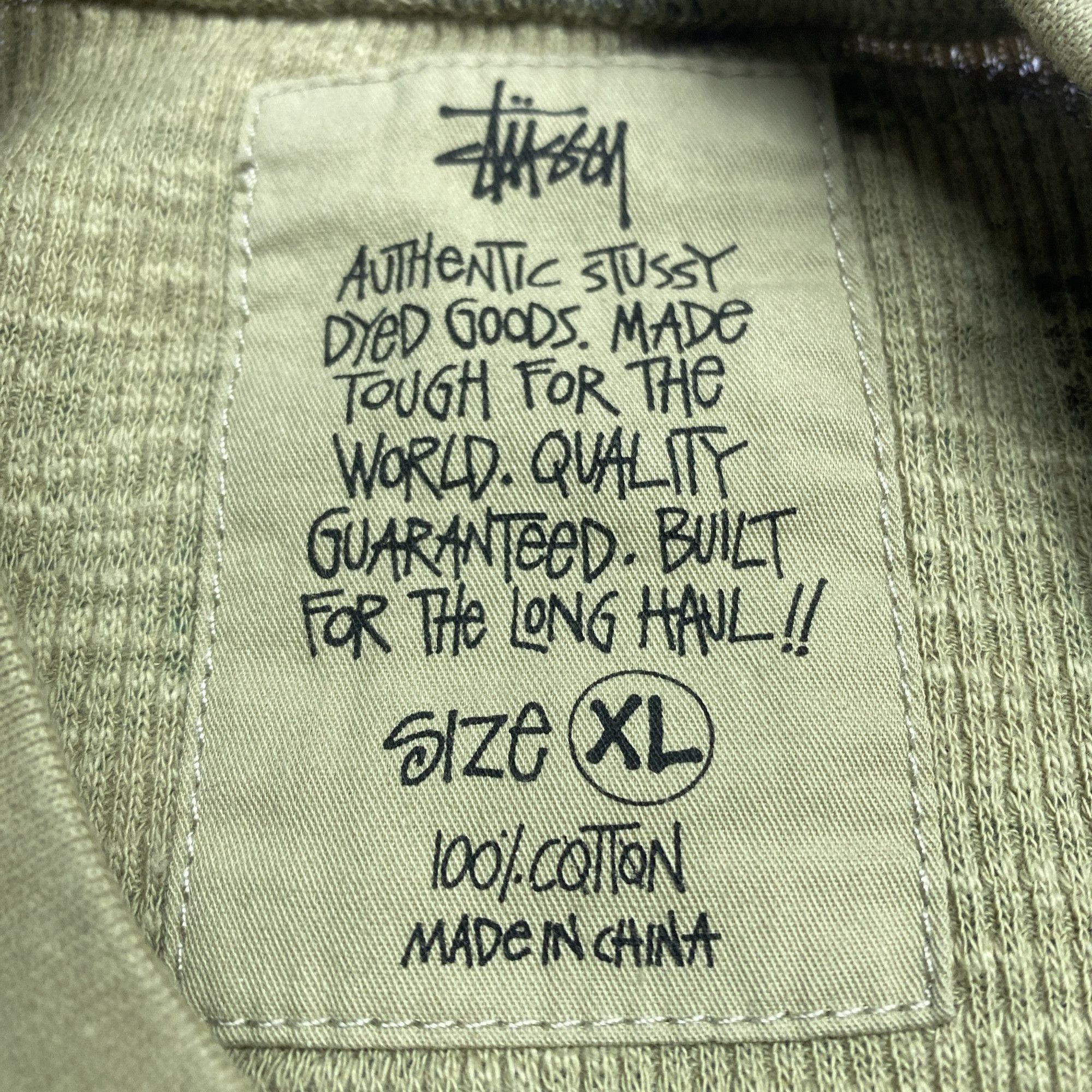 Stussy Stussy Camo Thermal Long Sleeve Shirt Size XL Size US XL / EU 56 / 4 - 4 Thumbnail