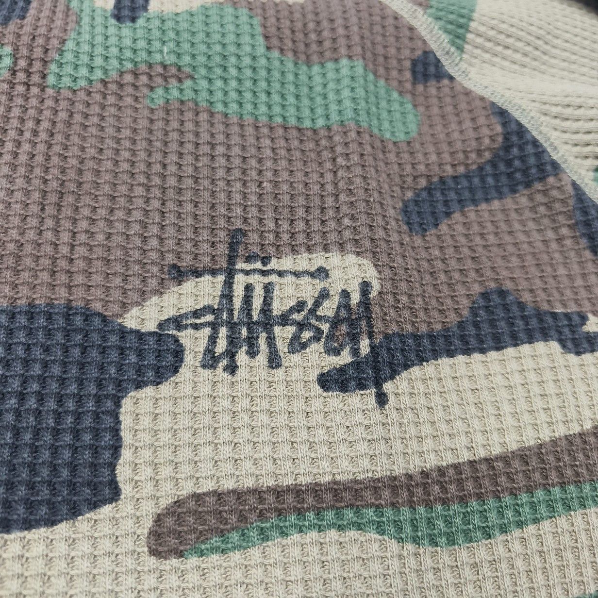 Stussy Stussy Camo Waffle Long Sleeve T-Shirt Size XL Size US XL / EU 56 / 4 - 4 Thumbnail
