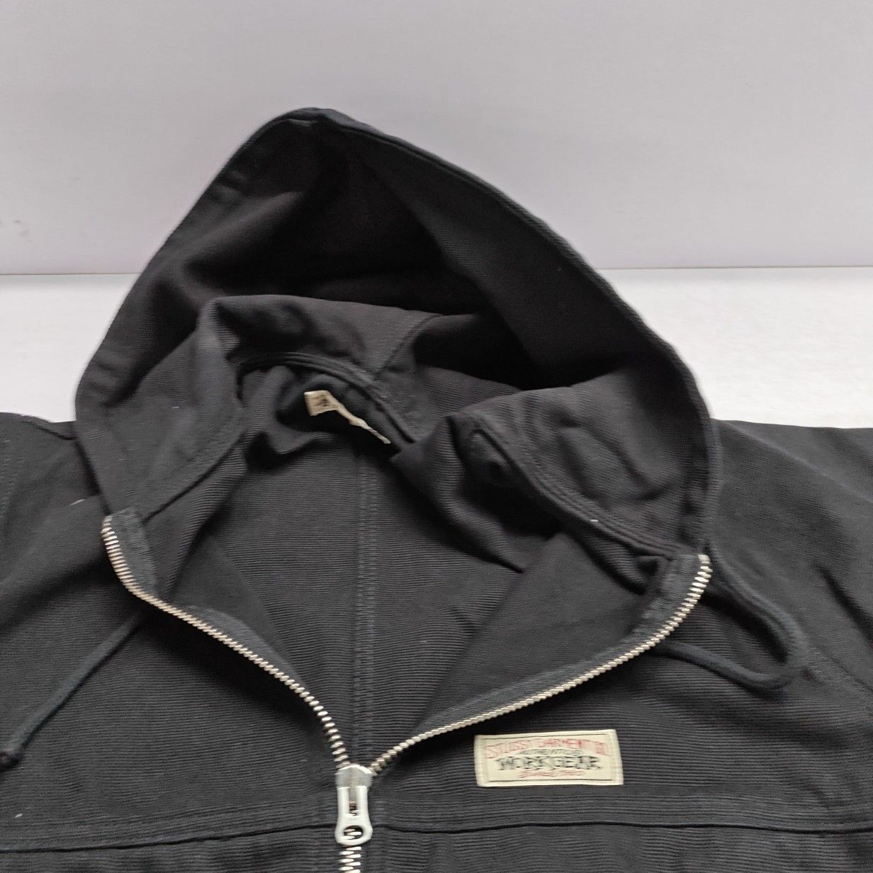 Stussy Stussy Canvas Workgear Hooded Jacket Black Size S Size US S / EU 44-46 / 1 - 8 Thumbnail