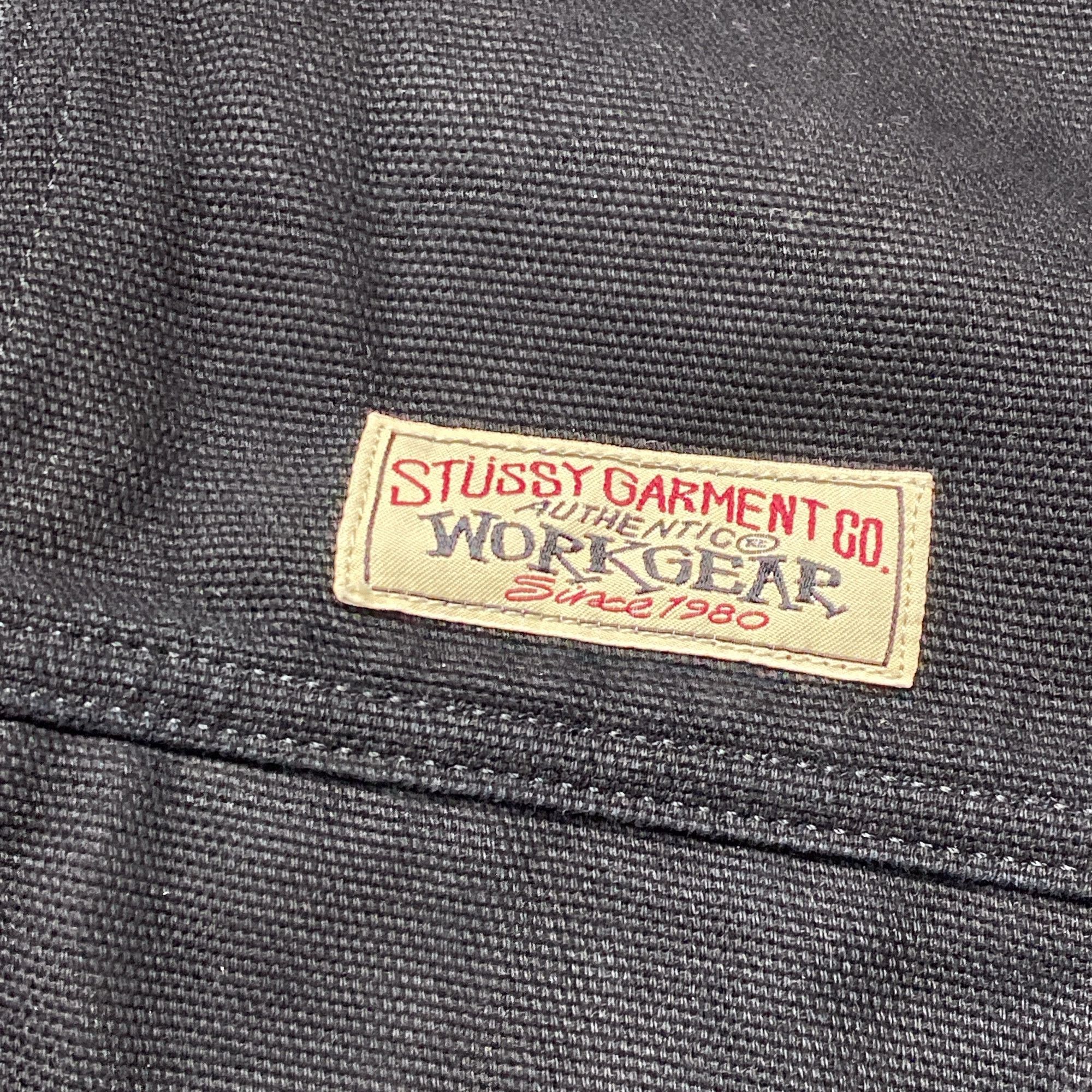 Stussy Stussy Canvas Workgear Hooded Jacket Black Size S Size US S / EU 44-46 / 1 - 5 Thumbnail