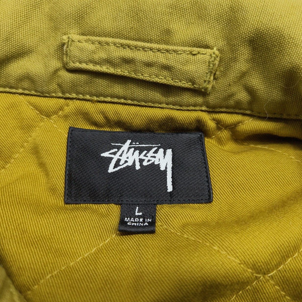 Stussy Stussy Golden Olive Bomber Jacket Size L Size US L / EU 52-54 / 3 - 6 Thumbnail