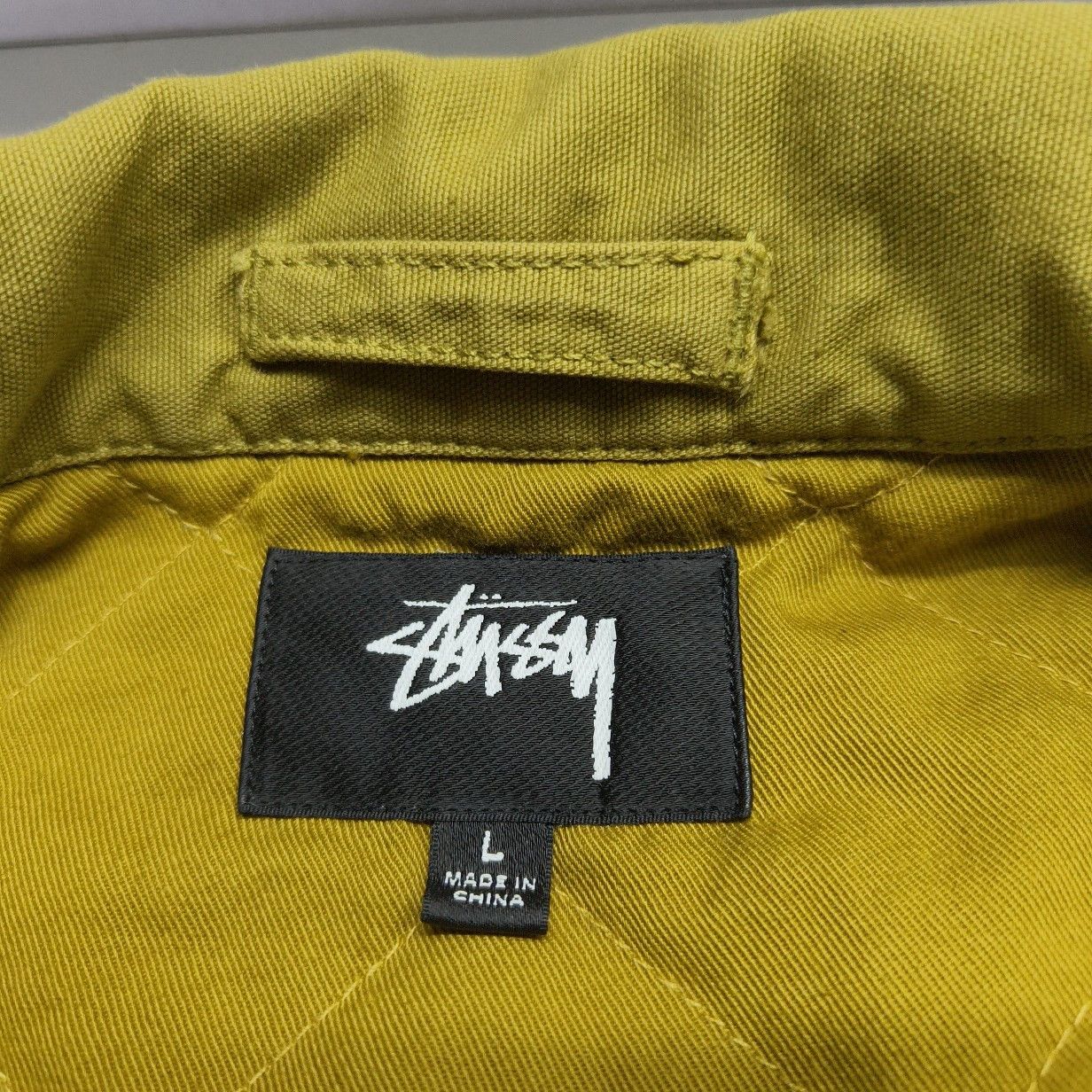 Stussy Stussy Golden Olive Bomber Jacket Size L Size US L / EU 52-54 / 3 - 16 Thumbnail