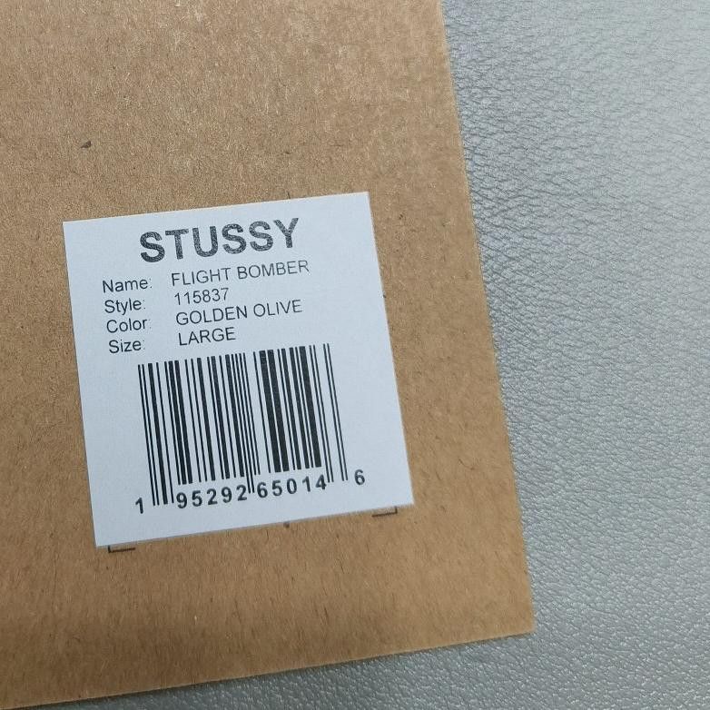 Stussy Stussy Golden Olive Bomber Jacket Size L Size US L / EU 52-54 / 3 - 11 Thumbnail