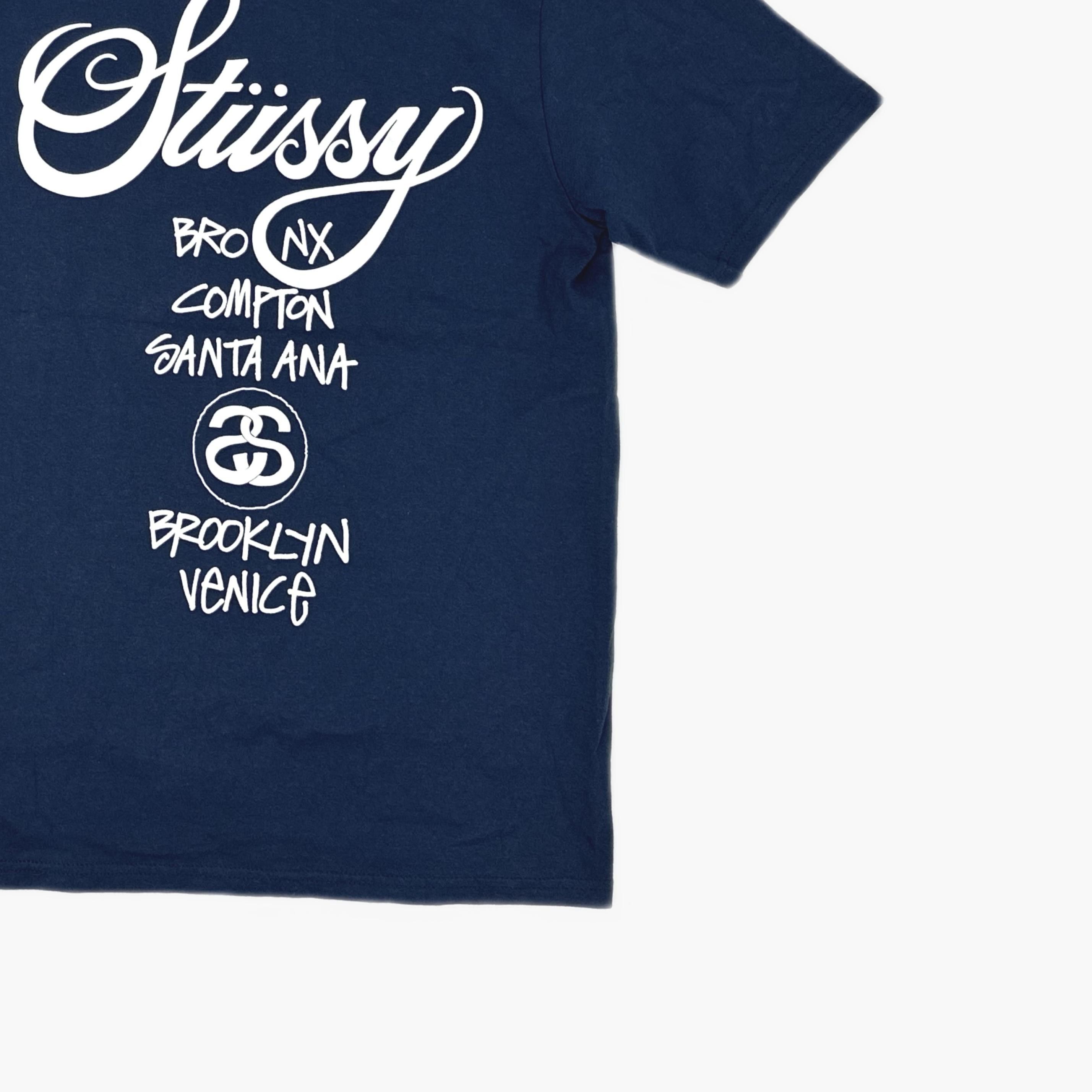 Stussy Stussy World Tour Logo T-Shirt Size L Size US L / EU 52-54 / 3 - 5 Thumbnail