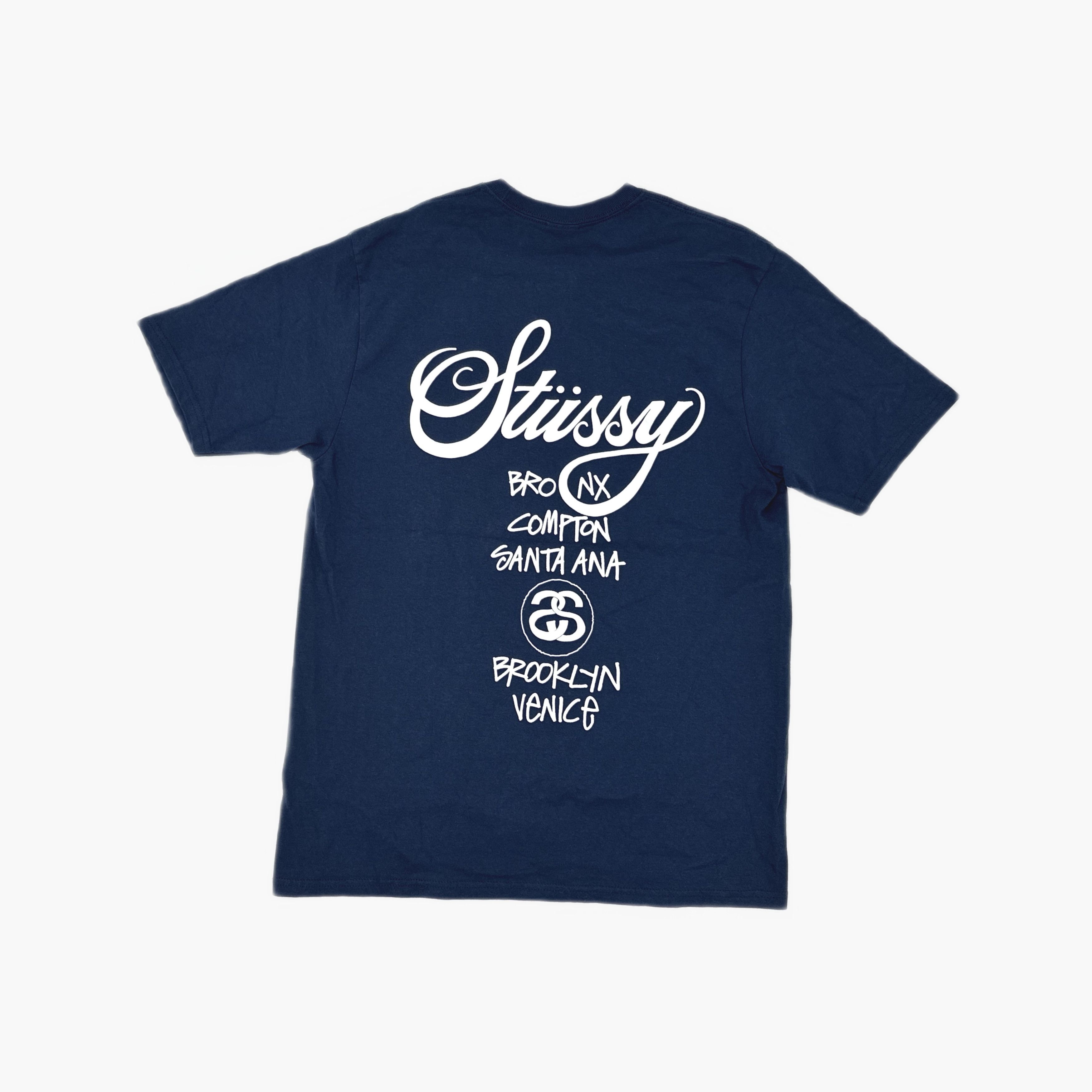 Stussy Stussy World Tour Logo T-Shirt Size L Size US L / EU 52-54 / 3 - 2 Thumbnail