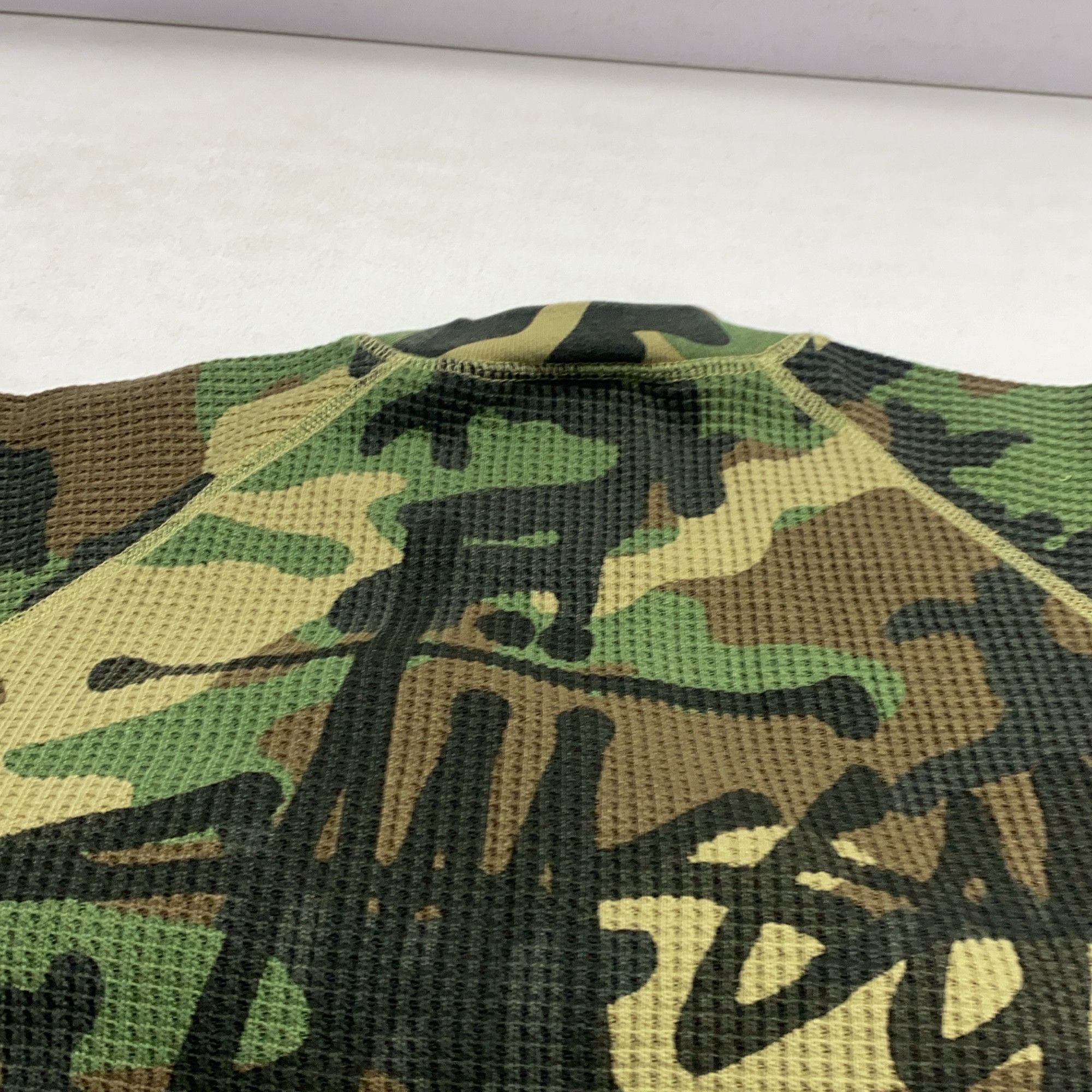 Stussy Stussy Camo Waffle Long Sleeve Size L Size US L / EU 52-54 / 3 - 5 Thumbnail
