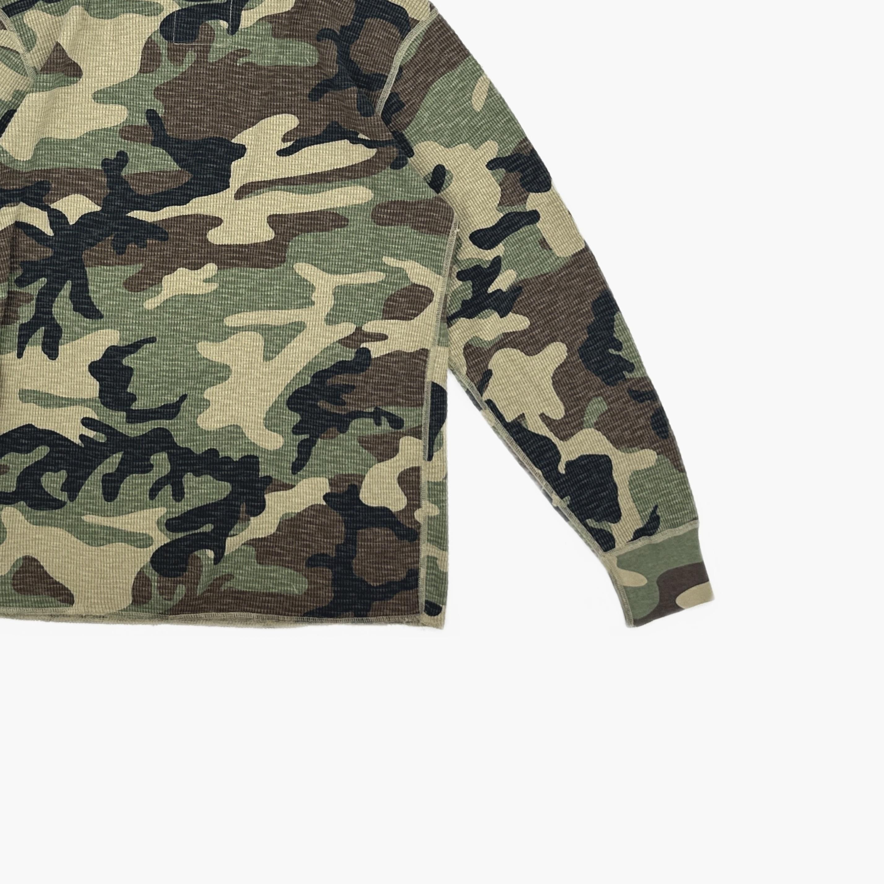 Stussy Stussy Camo Thermal Long Sleeve T-Shirt Size S Size US S / EU 44-46 / 1 - 5 Thumbnail
