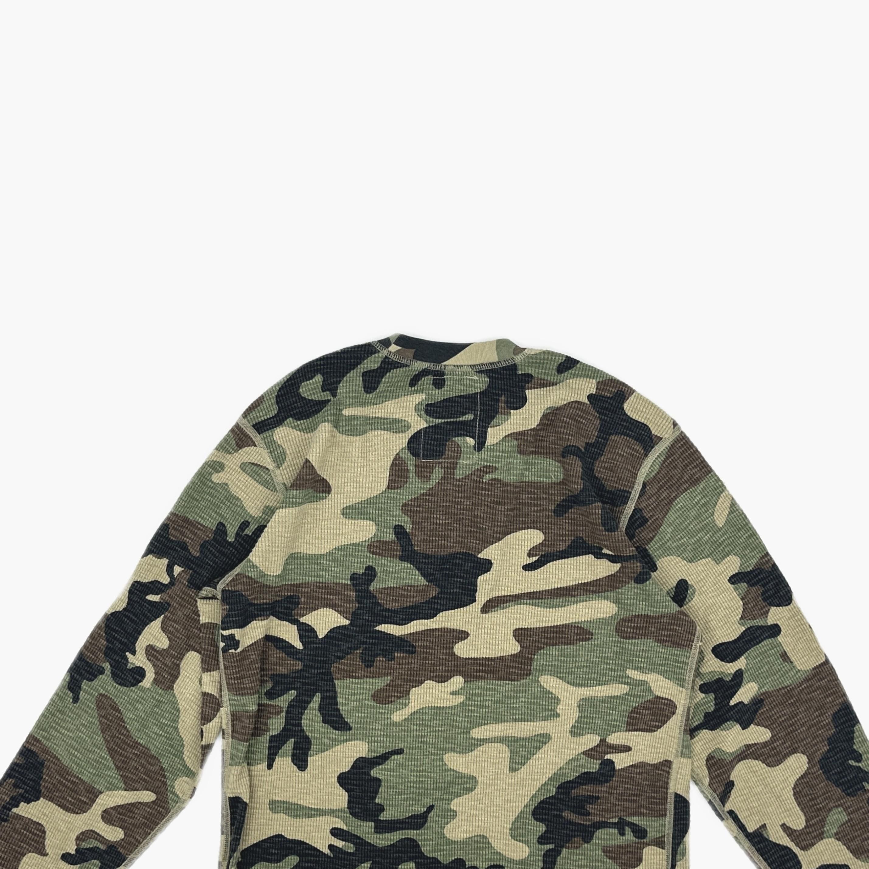 Stussy Stussy Camo Thermal Long Sleeve T-Shirt Size S Size US S / EU 44-46 / 1 - 3 Thumbnail