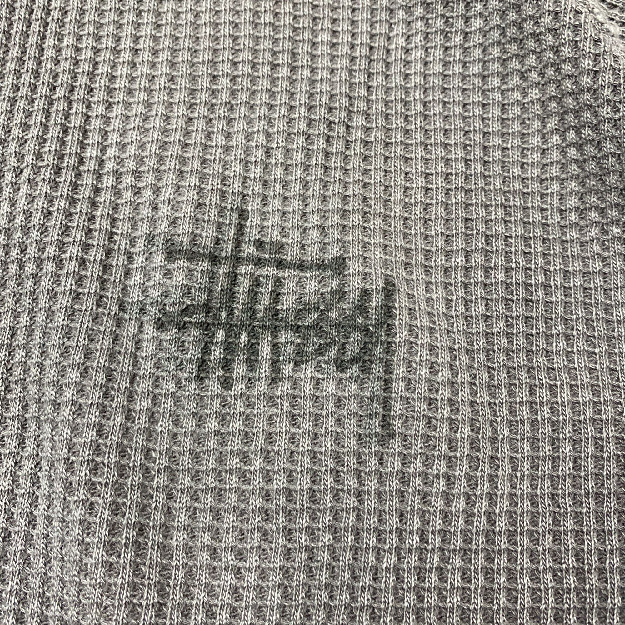Stussy Stüssy Logo Waffle Long Sleeve T-Shirt Size XL Size US XL / EU 56 / 4 - 5 Thumbnail