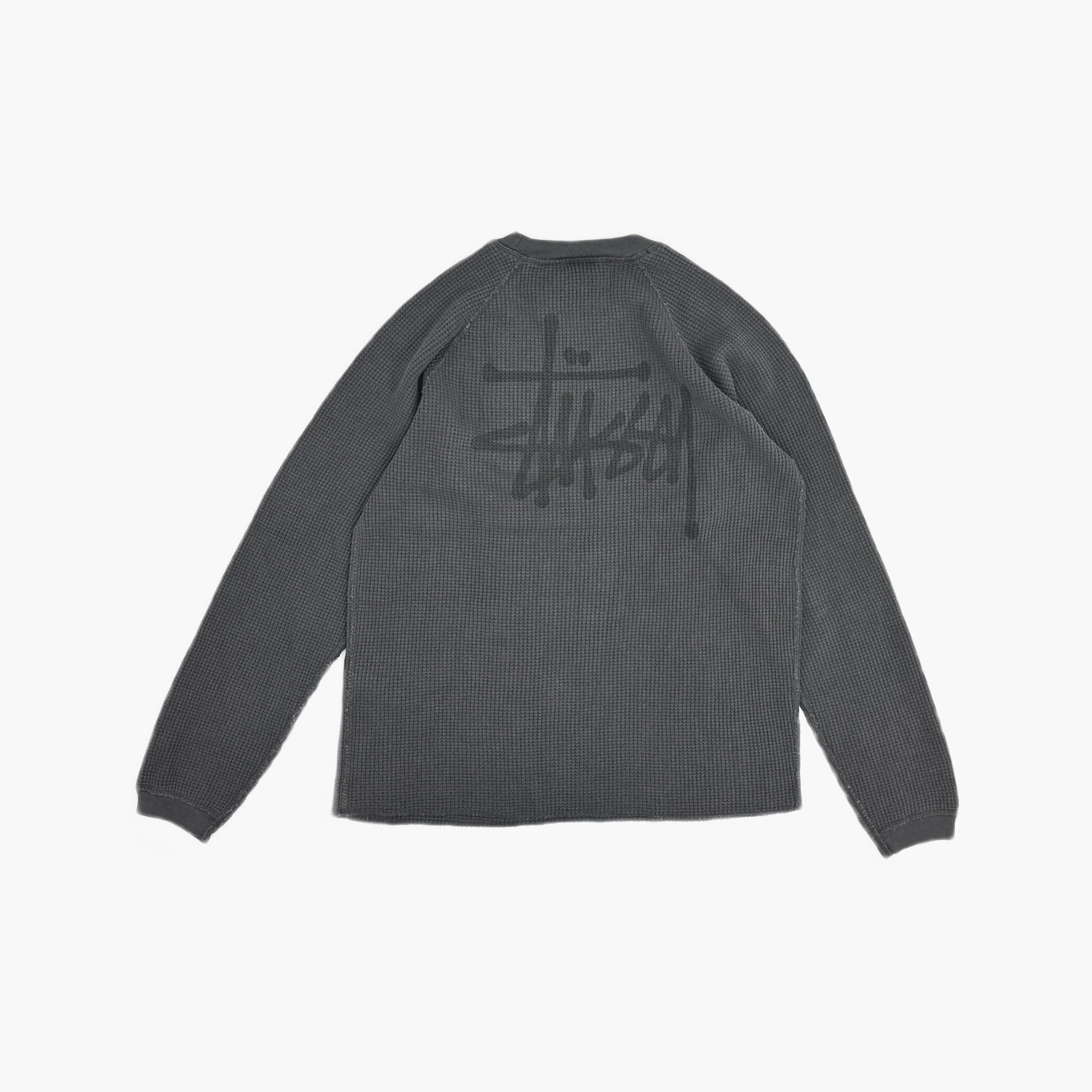 Stussy Stüssy Waffle Logo Long Sleeve T-Shirt Size S Size US S / EU 44-46 / 1 - 2 Thumbnail
