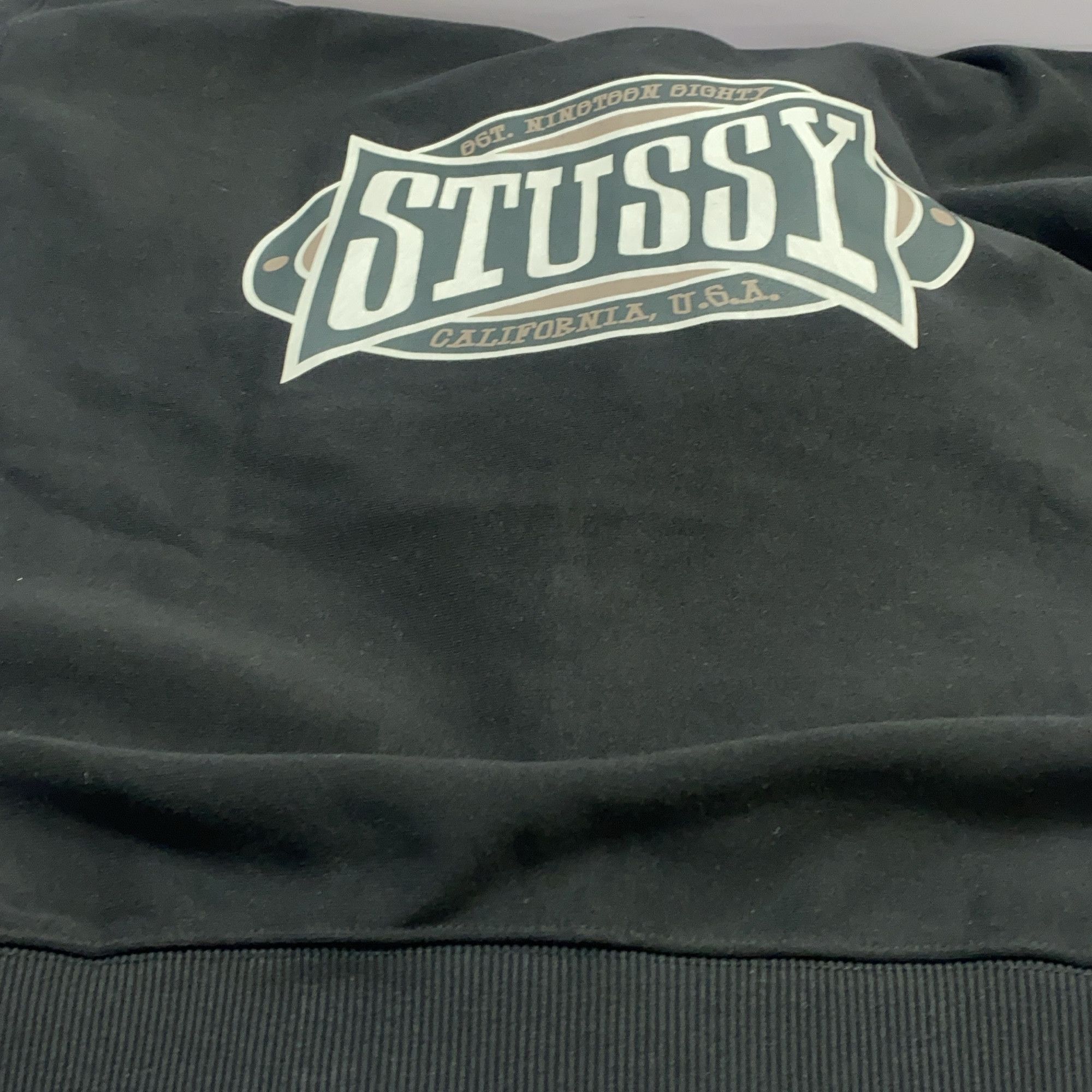 Stussy Stussy Logo Zip Hoodie Size M Size US M / EU 48-50 / 2 - 12 Thumbnail