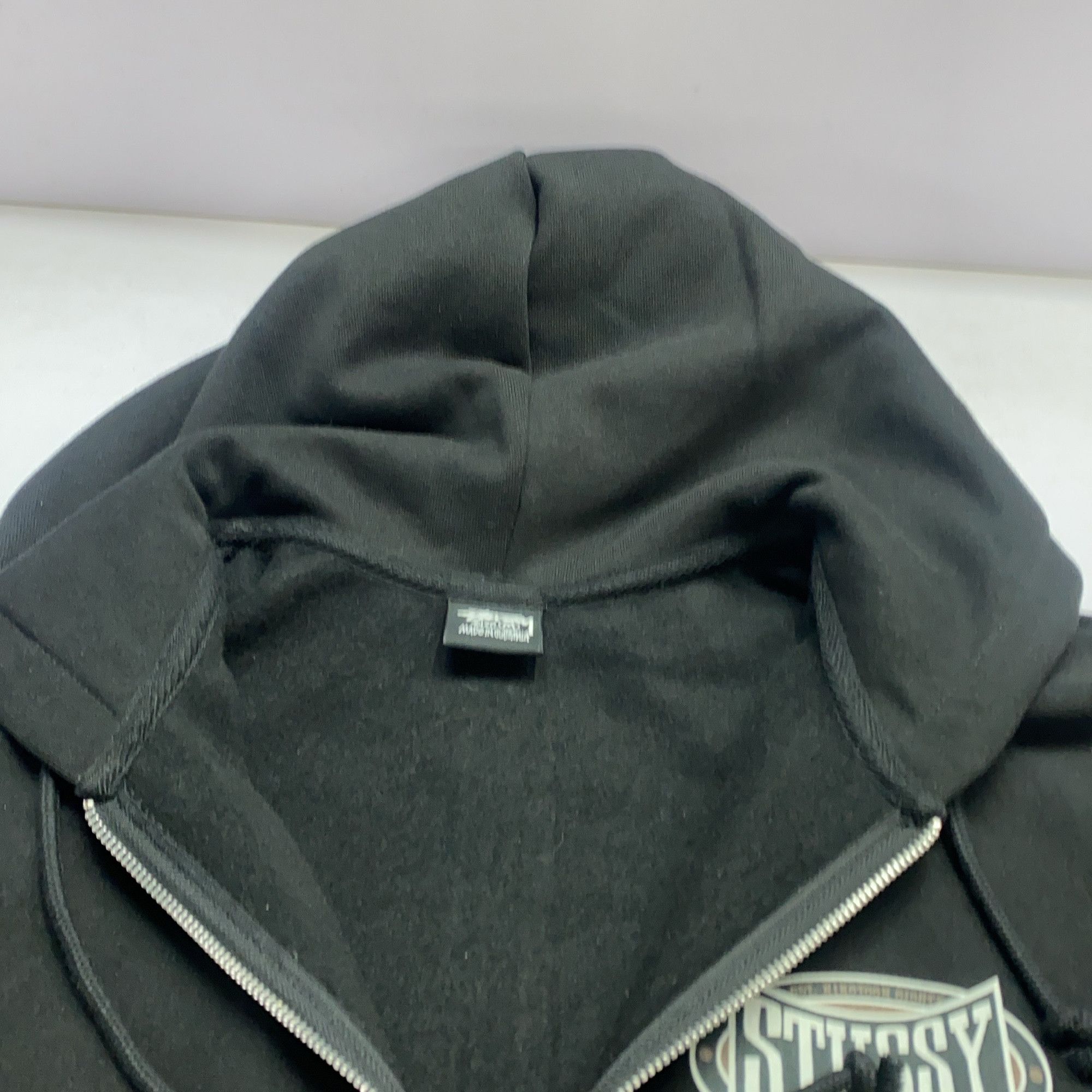Stussy Stussy Logo Zip Hoodie Size M Size US M / EU 48-50 / 2 - 9 Thumbnail