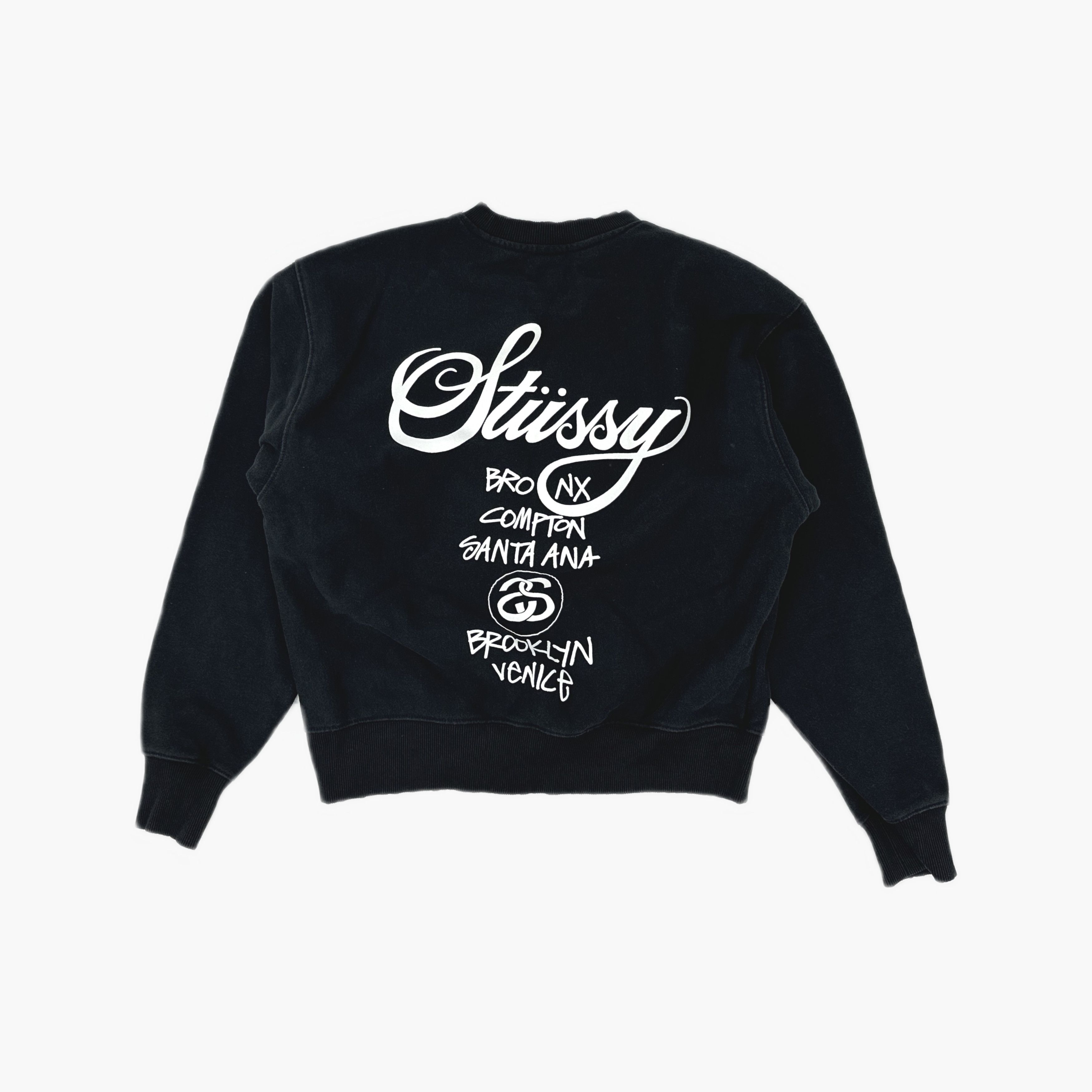 Stussy Stüssy World Tour Crewneck Sweatshirt Size M Size US M / EU 48-50 / 2 - 2 Thumbnail