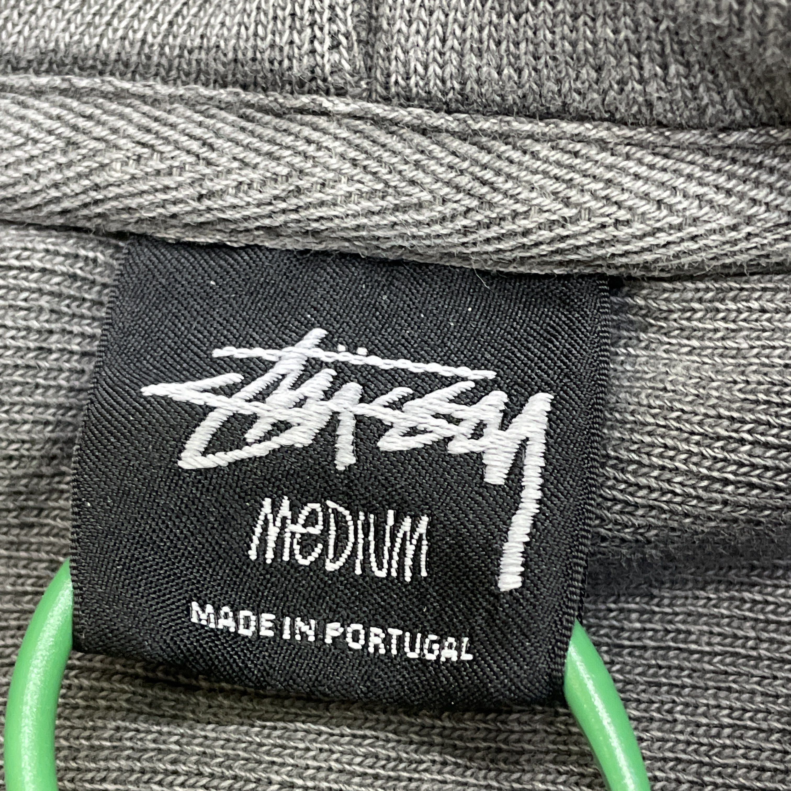 Stussy Stussy Stock Link Pigment Dyed Zip Hoodie Black Size M Size US M / EU 48-50 / 2 - 2 Thumbnail