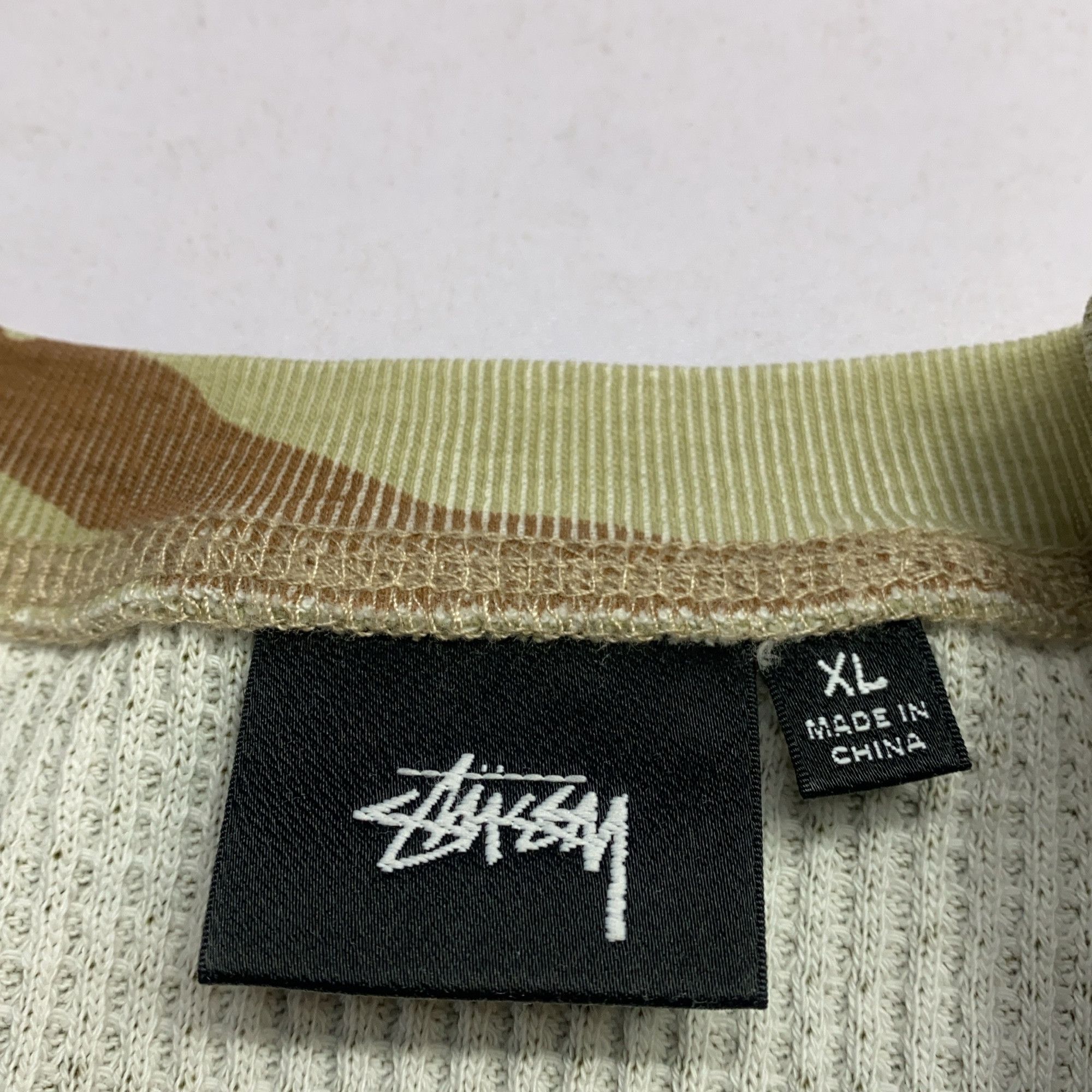 Stussy Stussy Camo Waffle Thermal Long Sleeve Shirt Size XL Size US XL / EU 56 / 4 - 3 Thumbnail