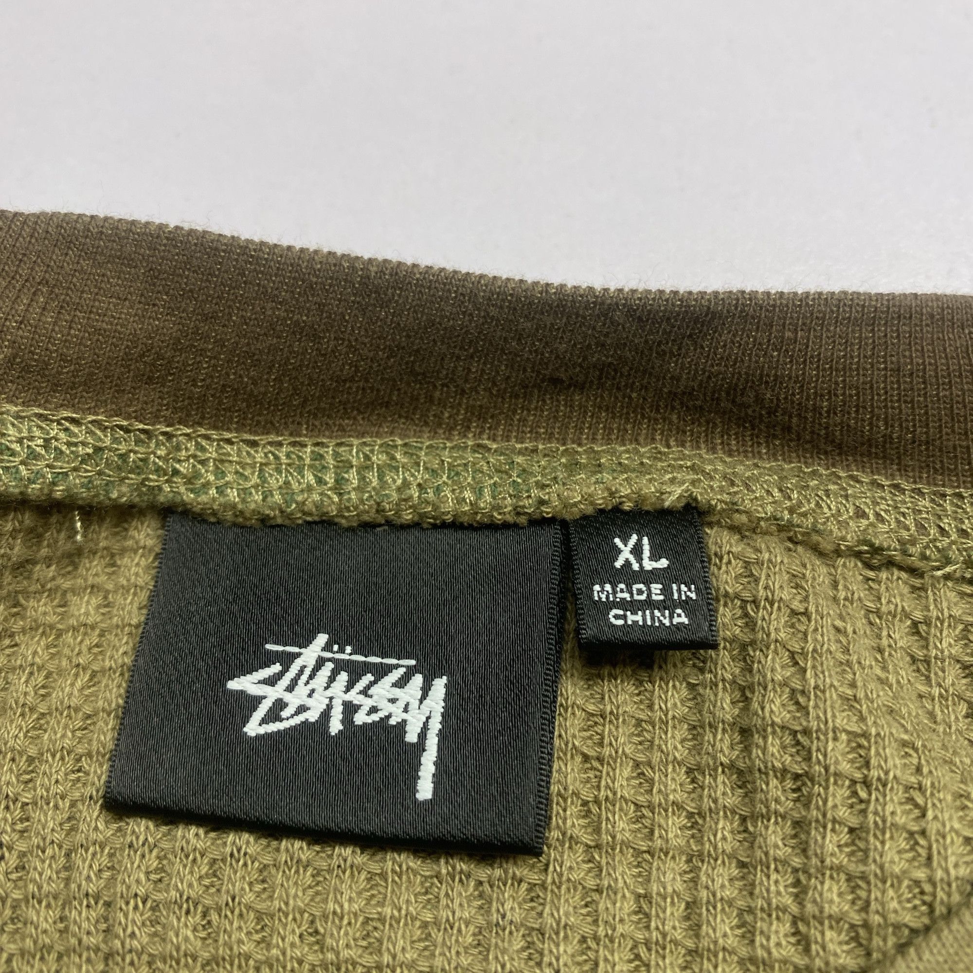 Stussy Stussy Camo Waffle Long Sleeve T-Shirt Size XL Size US XL / EU 56 / 4 - 3 Thumbnail