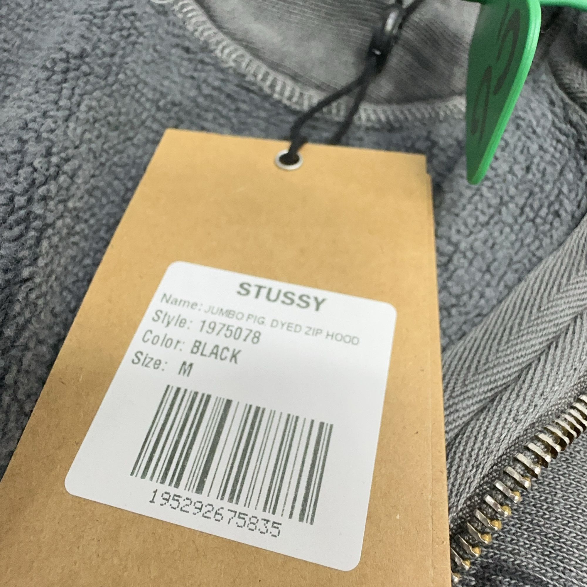 Stussy Stussy Pigment Dyed Zip Hoodie Size M Size US M / EU 48-50 / 2 - 3 Thumbnail