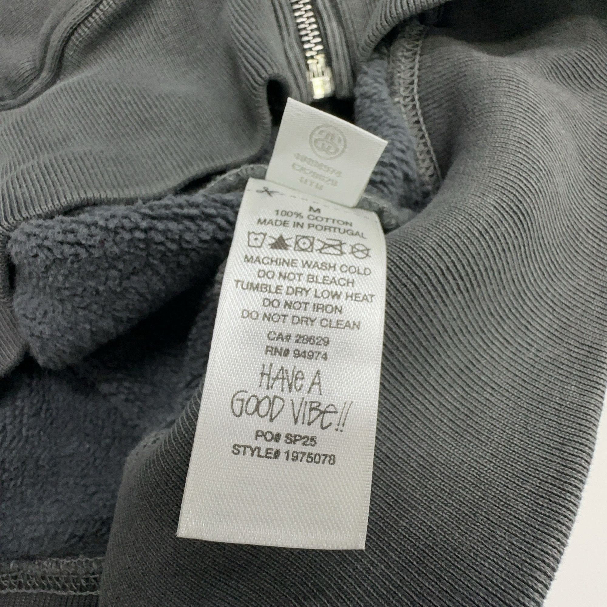 Stussy Stussy Pigment Dyed Zip Hoodie Size M Size US M / EU 48-50 / 2 - 2 Thumbnail