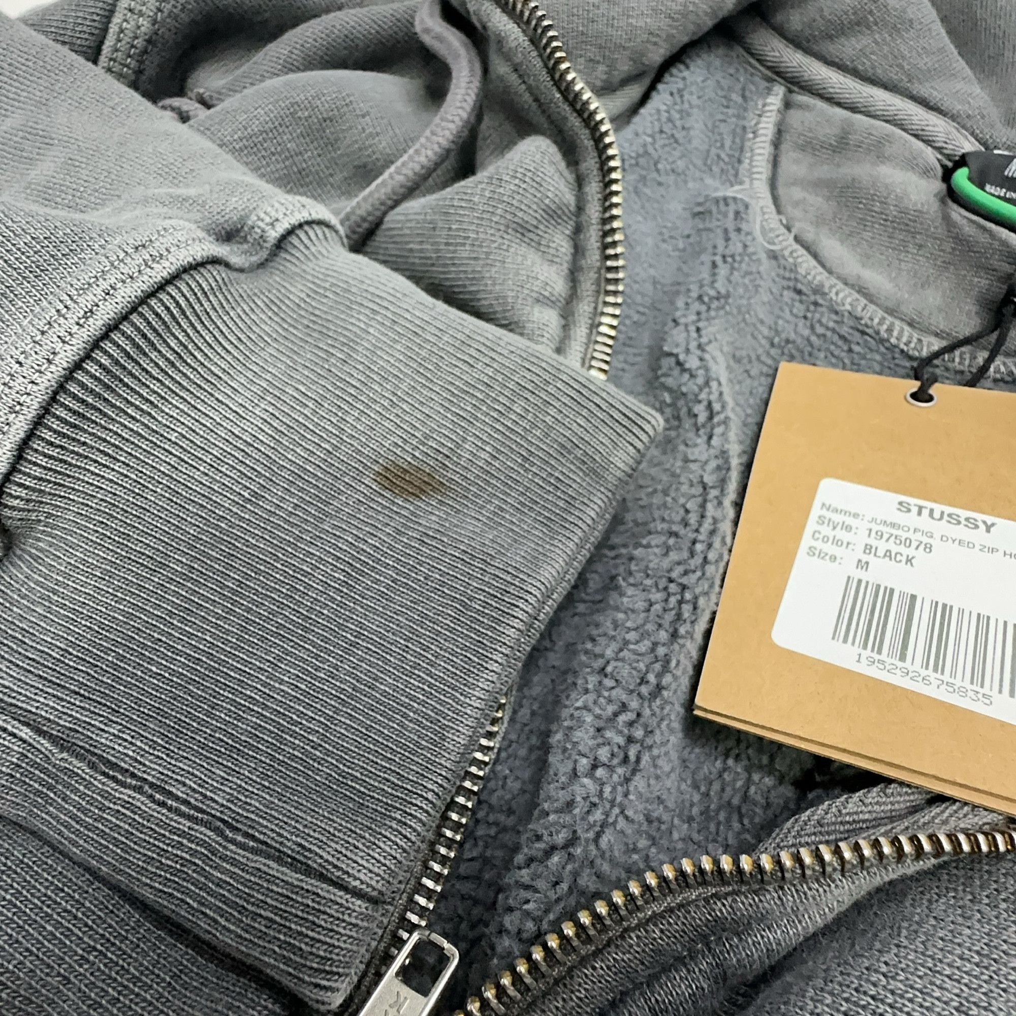 Stussy Stussy Pigment Dyed Zip Hoodie Size M Size US M / EU 48-50 / 2 - 5 Thumbnail