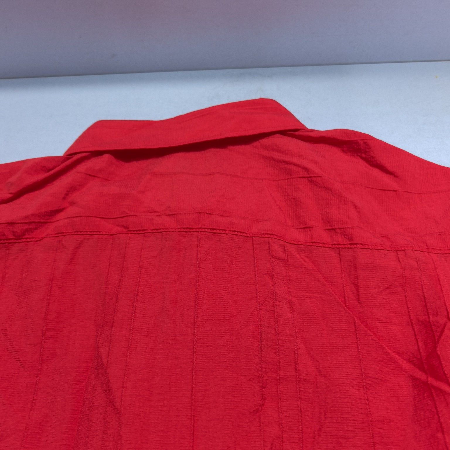 Stussy Stussy Red Textured Button Up Shirt Size XL Size US XL / EU 56 / 4 - 6 Thumbnail