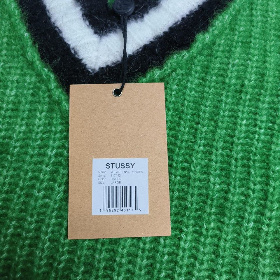 Stussy Stussy Mohair Tennis Sweater Size L Size US L / EU 52-54 / 3 - 3 Thumbnail
