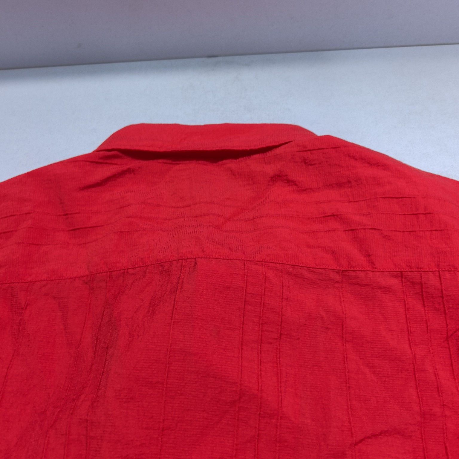 Stussy Stussy Textured Short Sleeve Shirt Red XXL Size US XXL / EU 58 / 5 - 6 Thumbnail