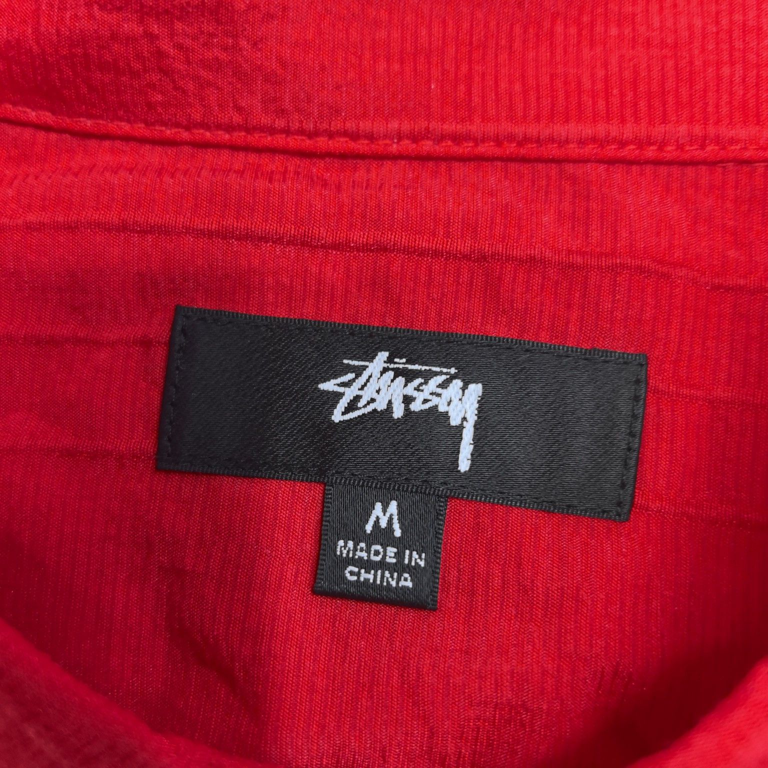 Stussy Stussy Textured Short Sleeve Button Up Shirt Size M Size US M / EU 48-50 / 2 - 3 Thumbnail