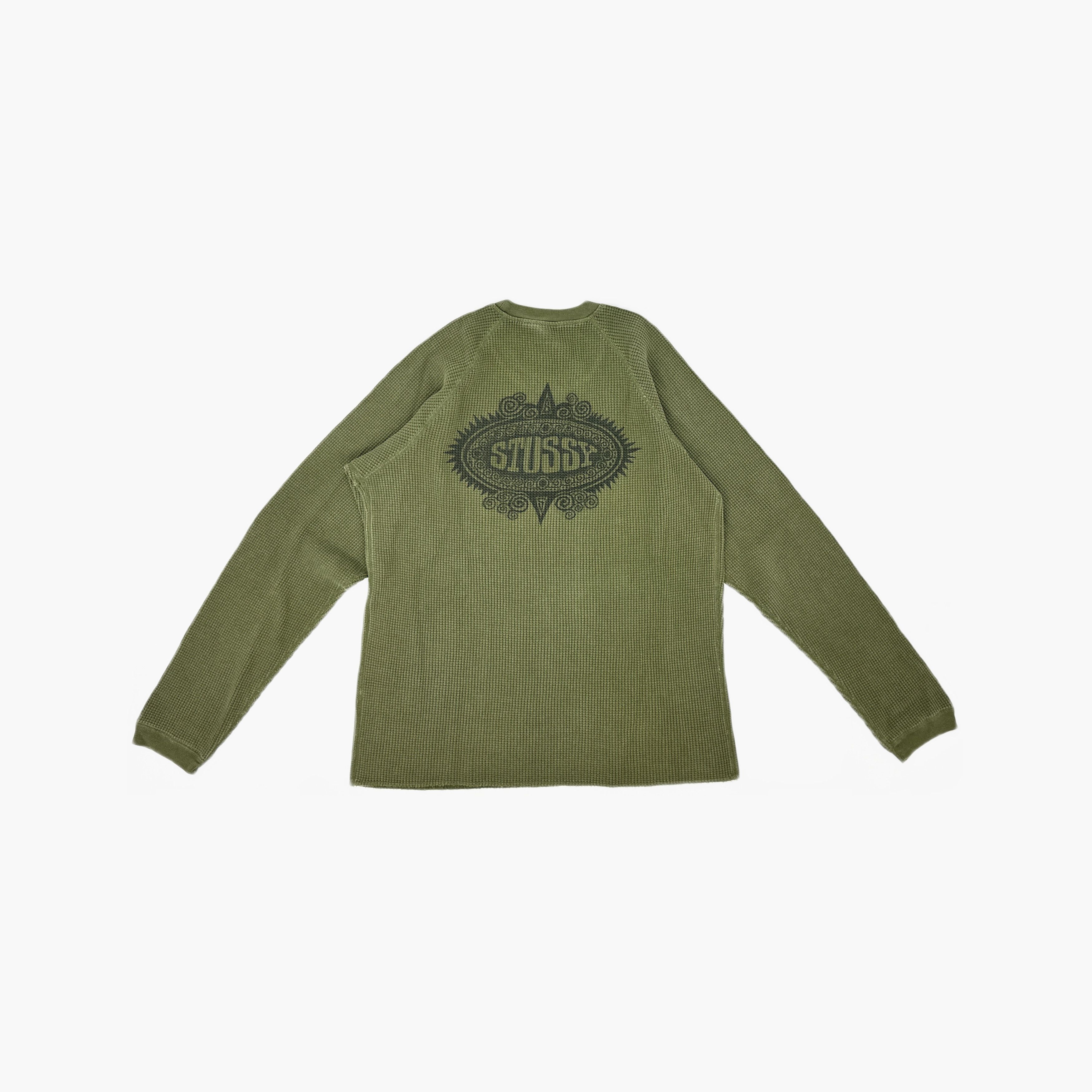 Stussy Stussy Mantra Raglan Thermal Long Sleeve Size XL Size US XL / EU 56 / 4 - 2 Thumbnail