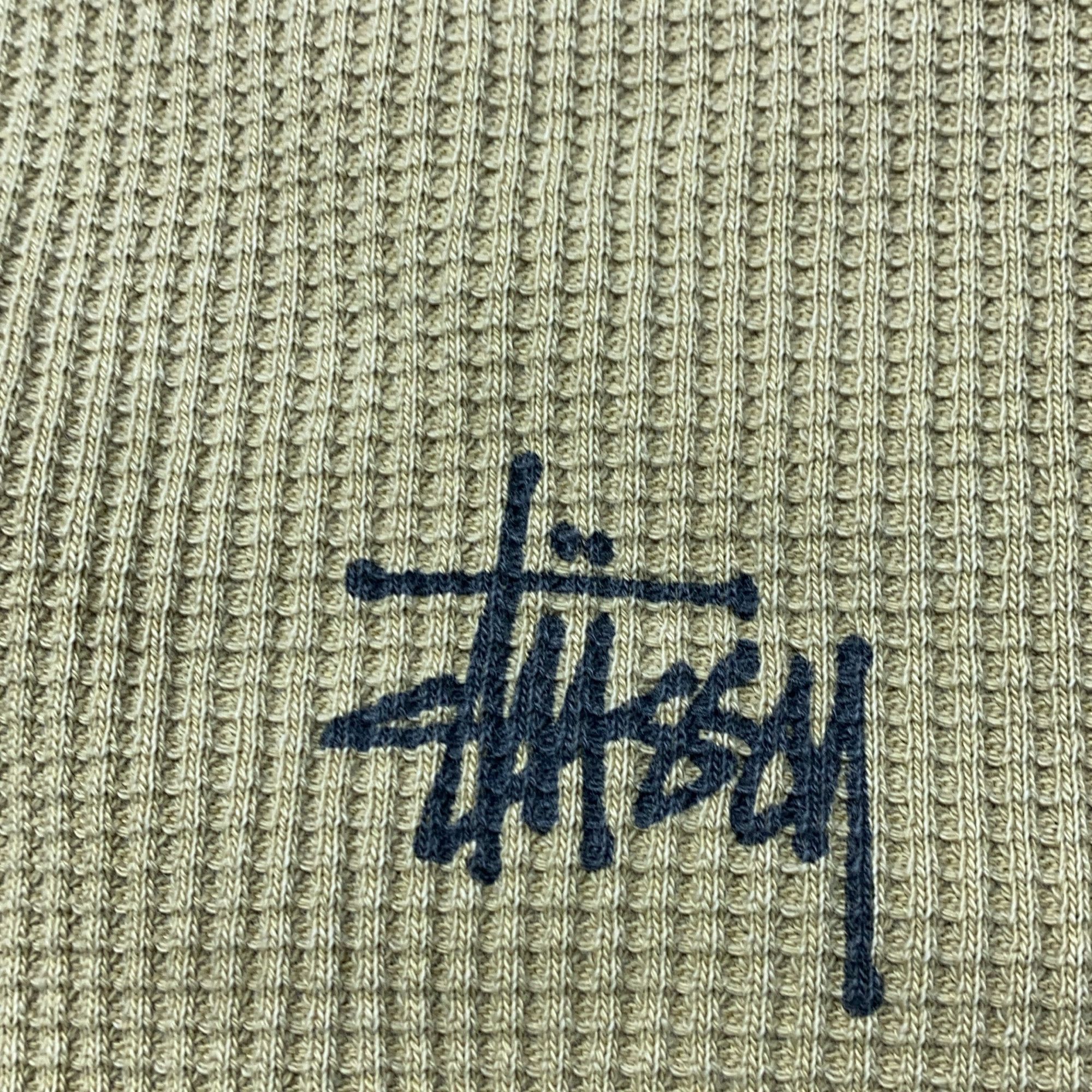 Stussy Stussy Waffle Knit Logo Long Sleeve L Size US L / EU 52-54 / 3 - 14 Thumbnail