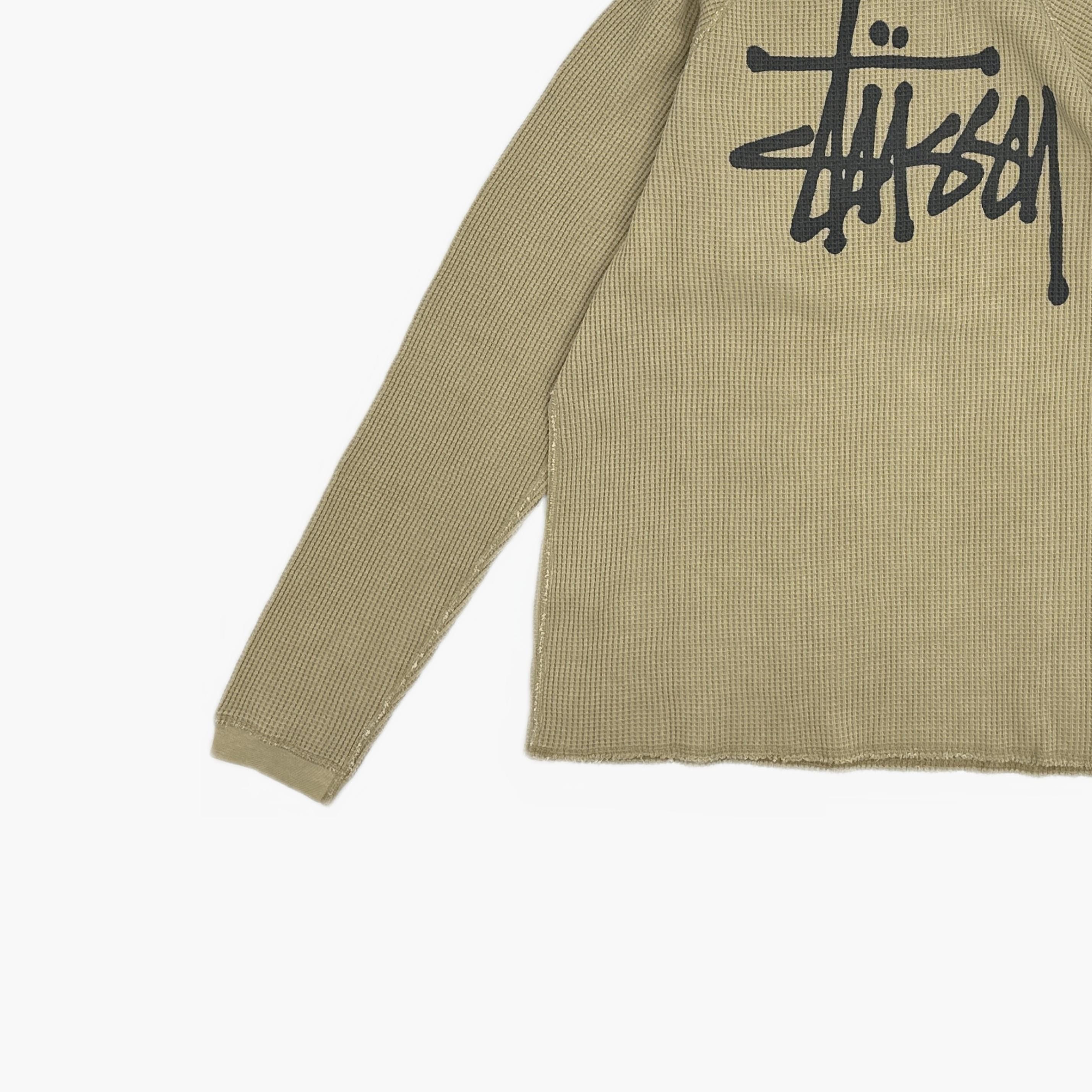 Stussy Stussy Waffle Knit Logo Long Sleeve L Size US L / EU 52-54 / 3 - 4 Thumbnail