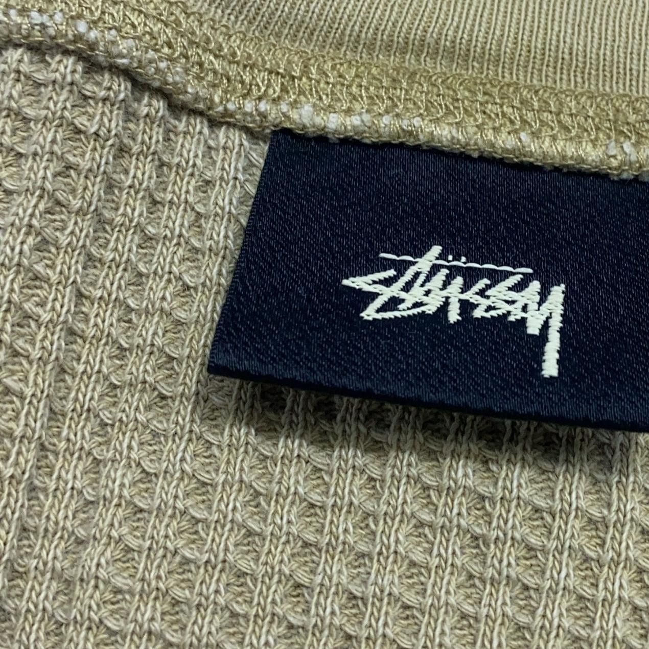 Stussy Stussy Waffle Knit Logo Long Sleeve L Size US L / EU 52-54 / 3 - 10 Thumbnail