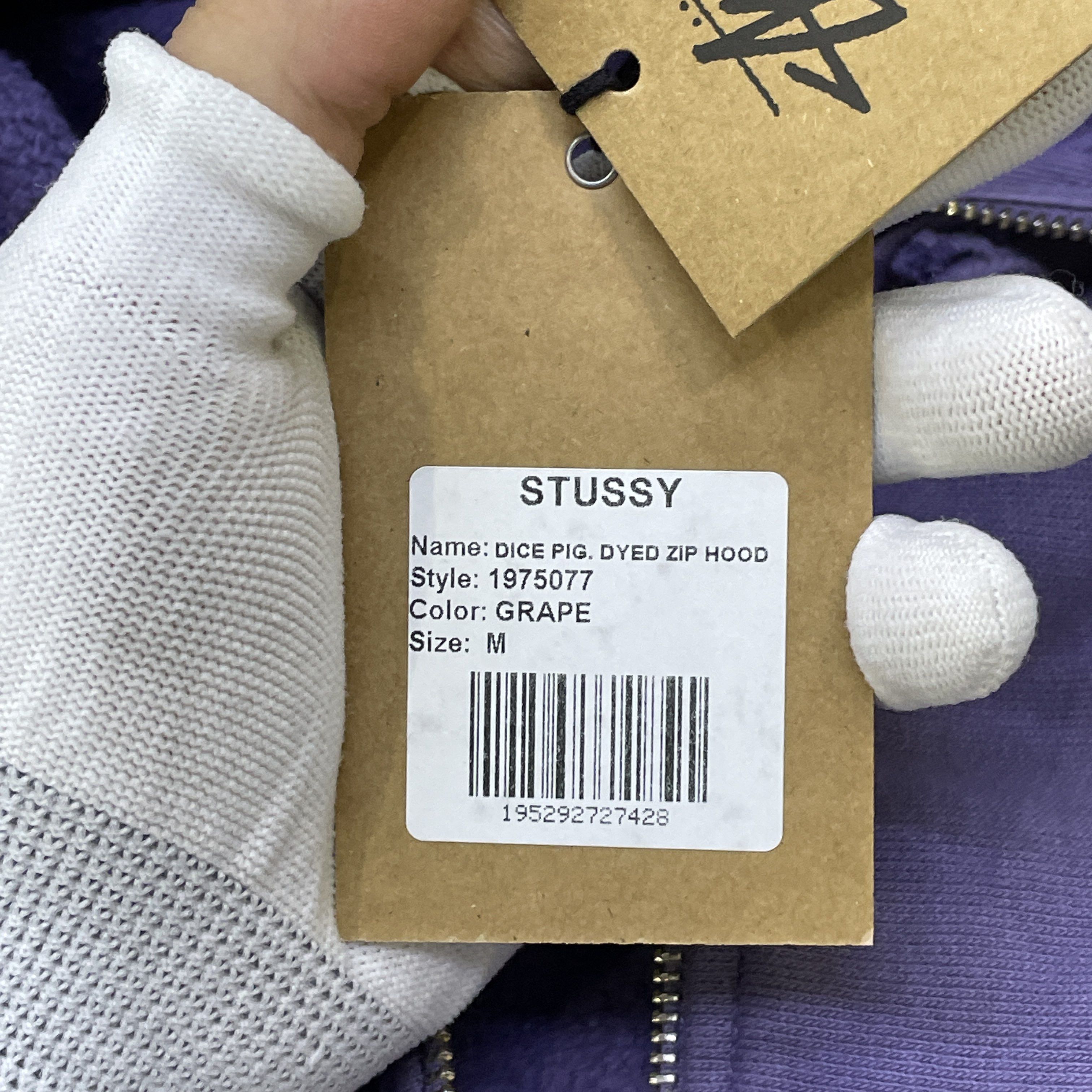 Stussy Stussy Dice Graphic Zip Hoodie Size M Size US M / EU 48-50 / 2 - 2 Thumbnail