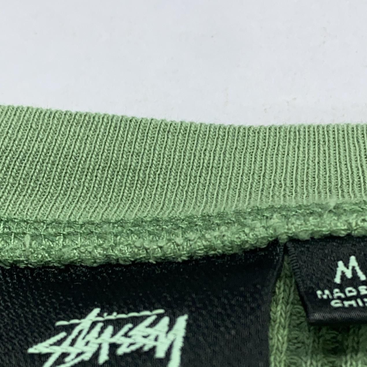 Stussy Stussy Logo Waffle Knit Long Sleeve T-Shirt Size M Size US M / EU 48-50 / 2 - 9 Thumbnail