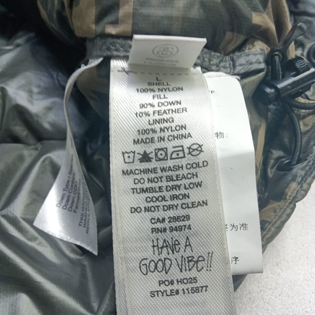 Stussy Stussy Digital Camo Down Jacket Size L Size US L / EU 52-54 / 3 - 4 Thumbnail