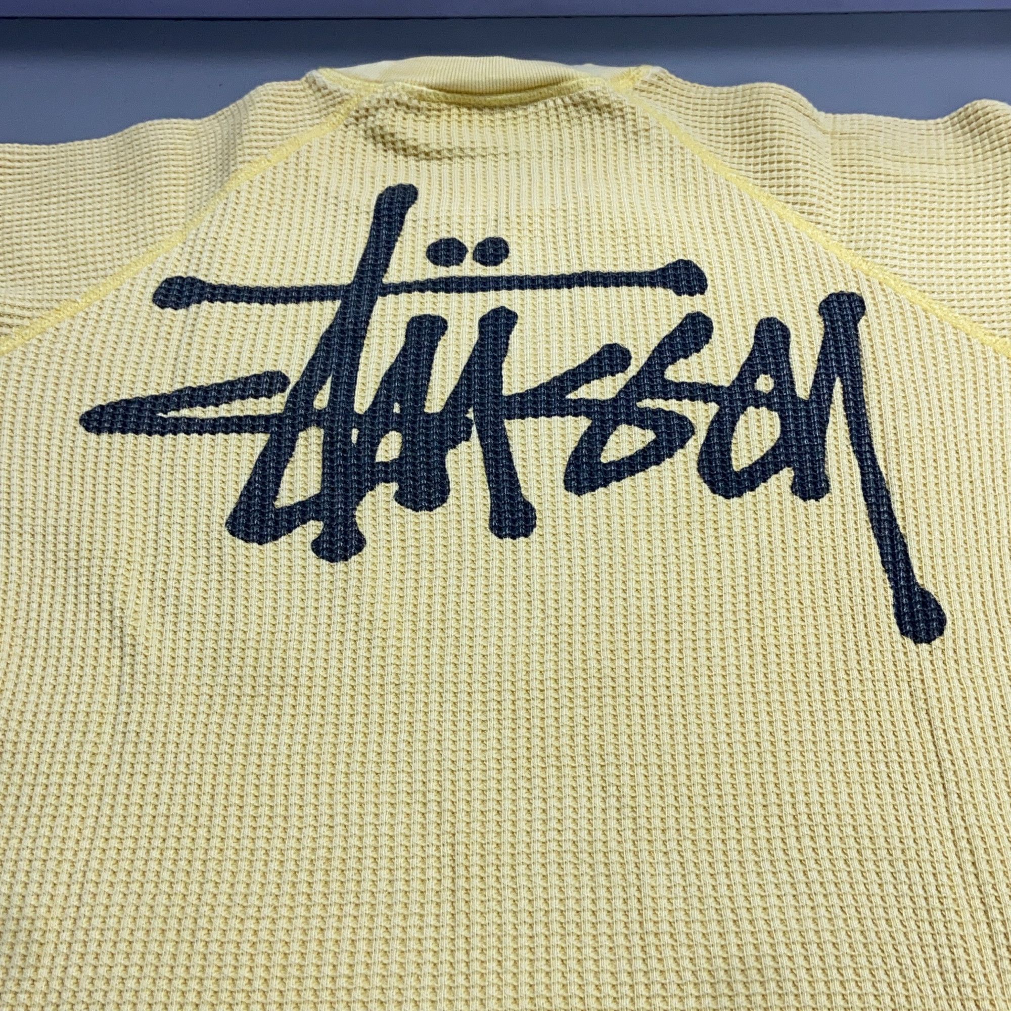 Stussy Stussy Waffle Knit Long Sleeve T-Shirt Size XS Size US XS / EU 42 / 0 - 6 Thumbnail