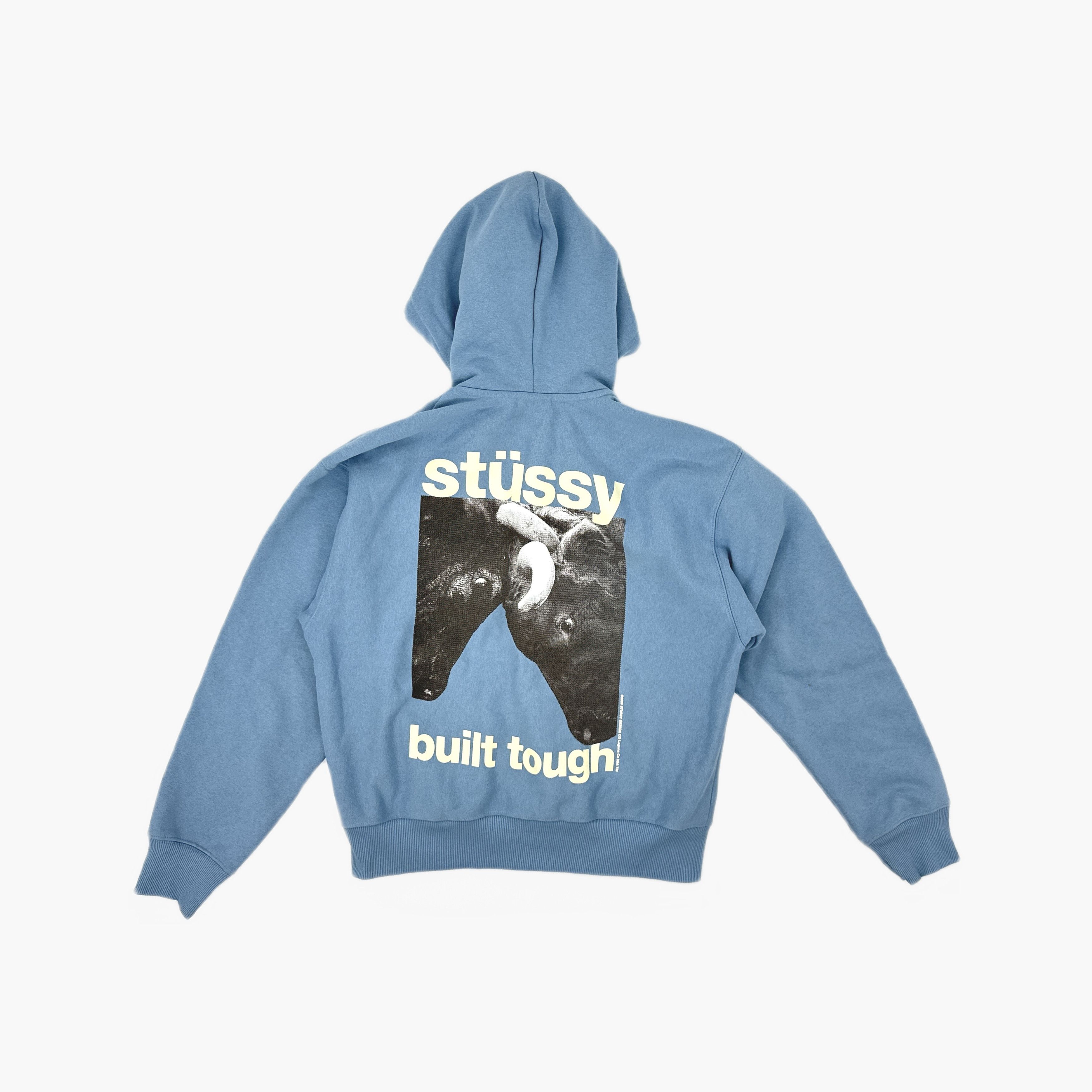 Stussy Stüssy Built Tough Logo Zip Hoodie Size M Size US M / EU 48-50 / 2 - 2 Thumbnail