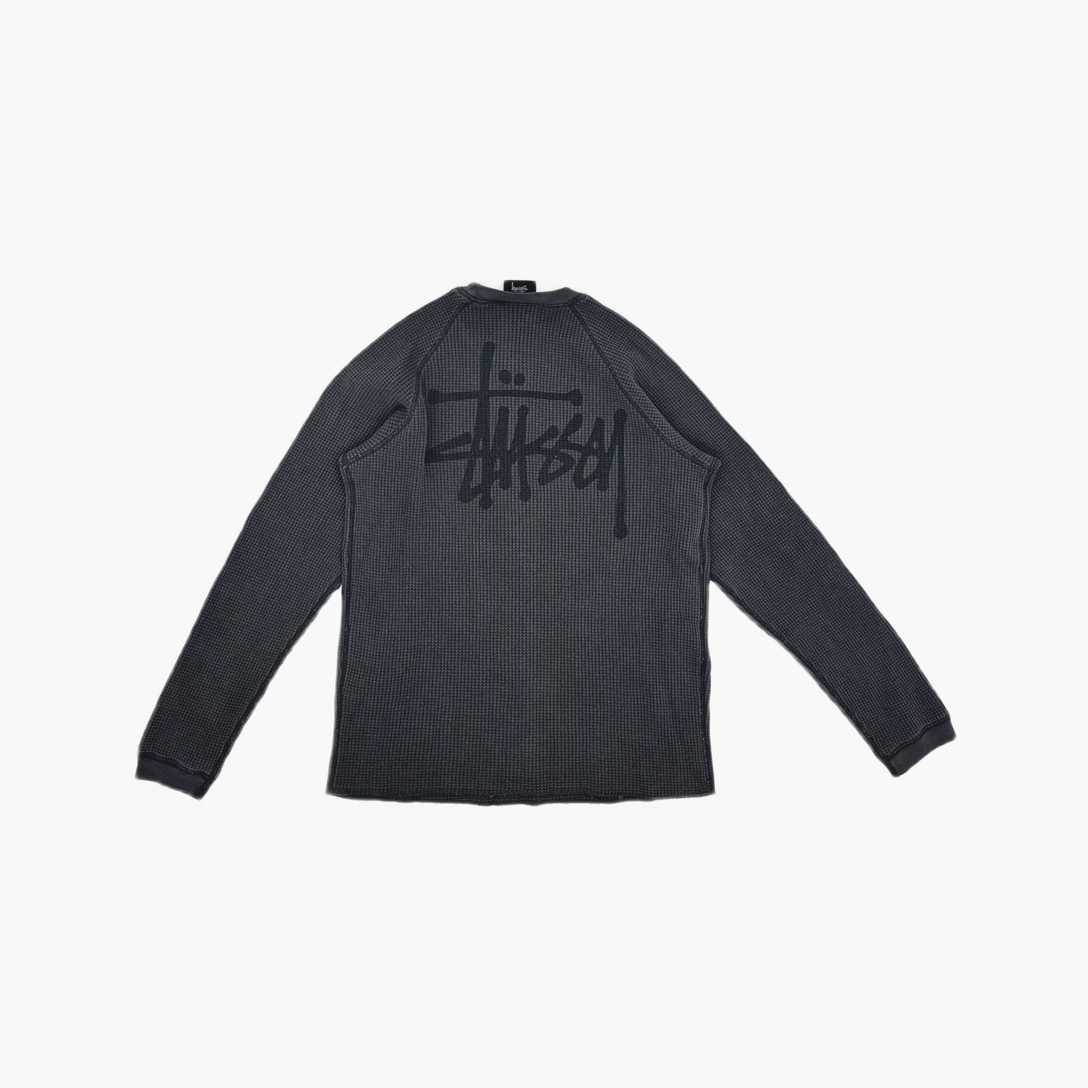 Stussy Stussy Waffle Knit Long Sleeve T-Shirt Size S Size US S / EU 44-46 / 1 - 2 Thumbnail