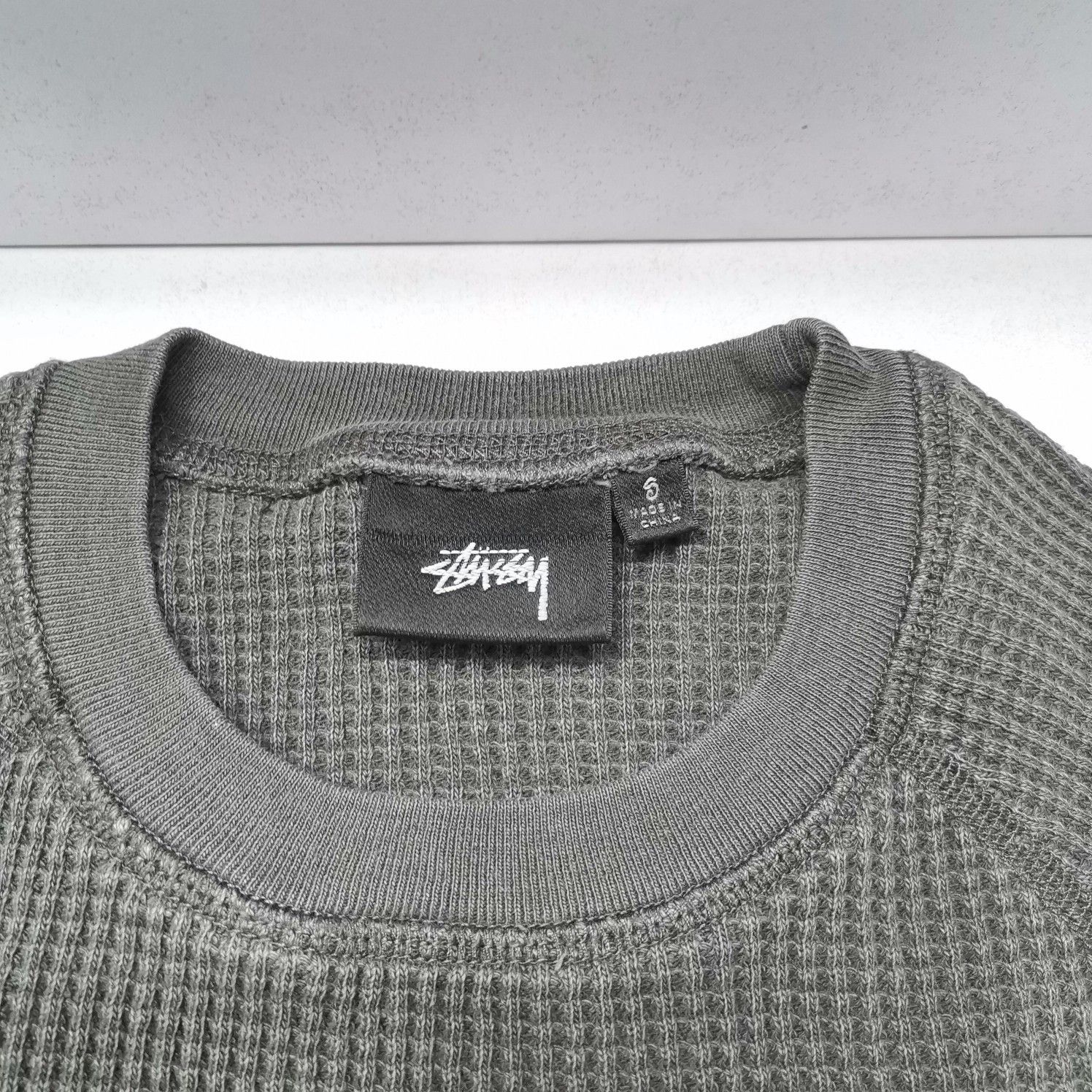 Stussy Stussy Waffle Knit Long Sleeve T-Shirt Size S Size US S / EU 44-46 / 1 - 3 Thumbnail