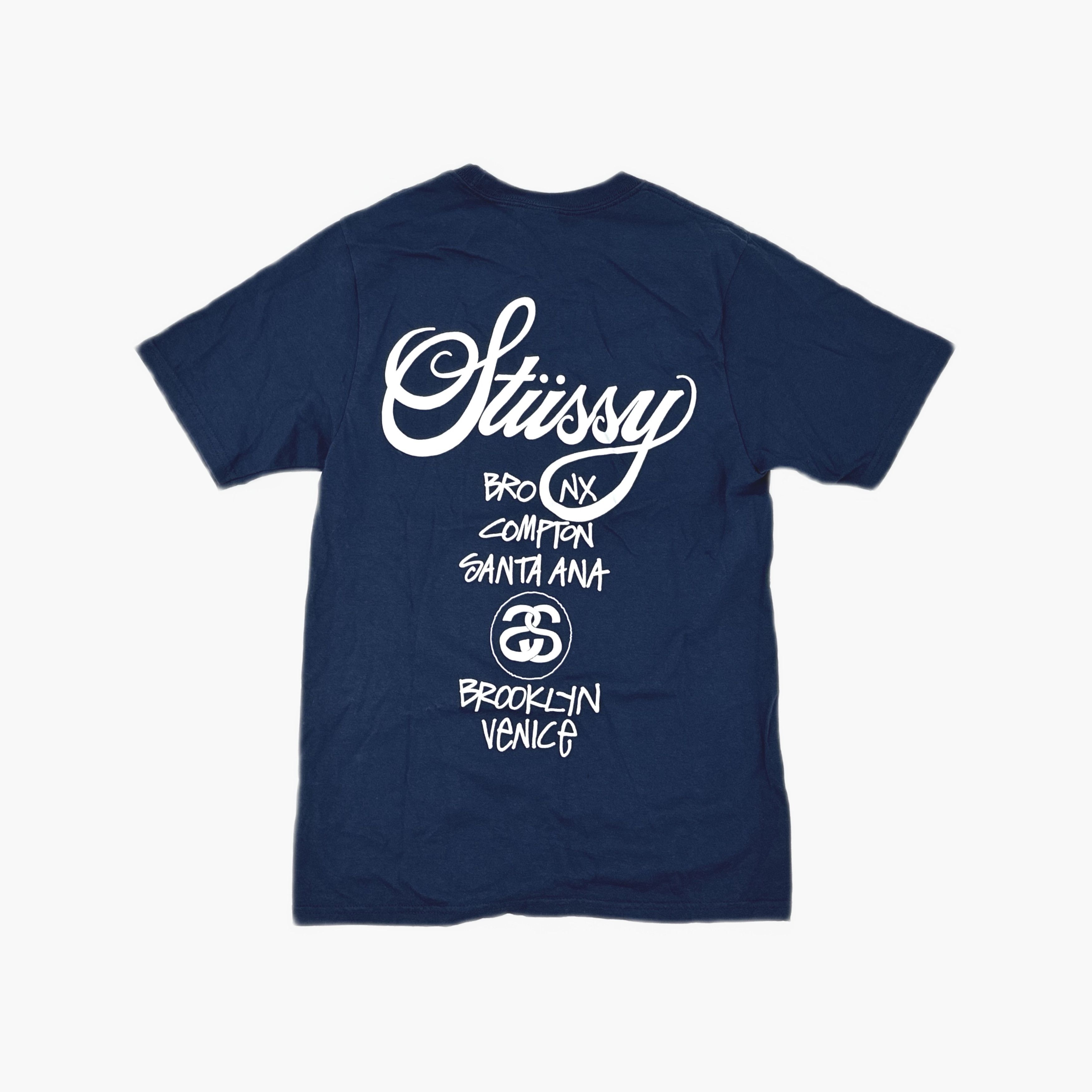 Stussy Stussy World Tour Graphic T-Shirt Size S Size US S / EU 44-46 / 1 - 2 Thumbnail