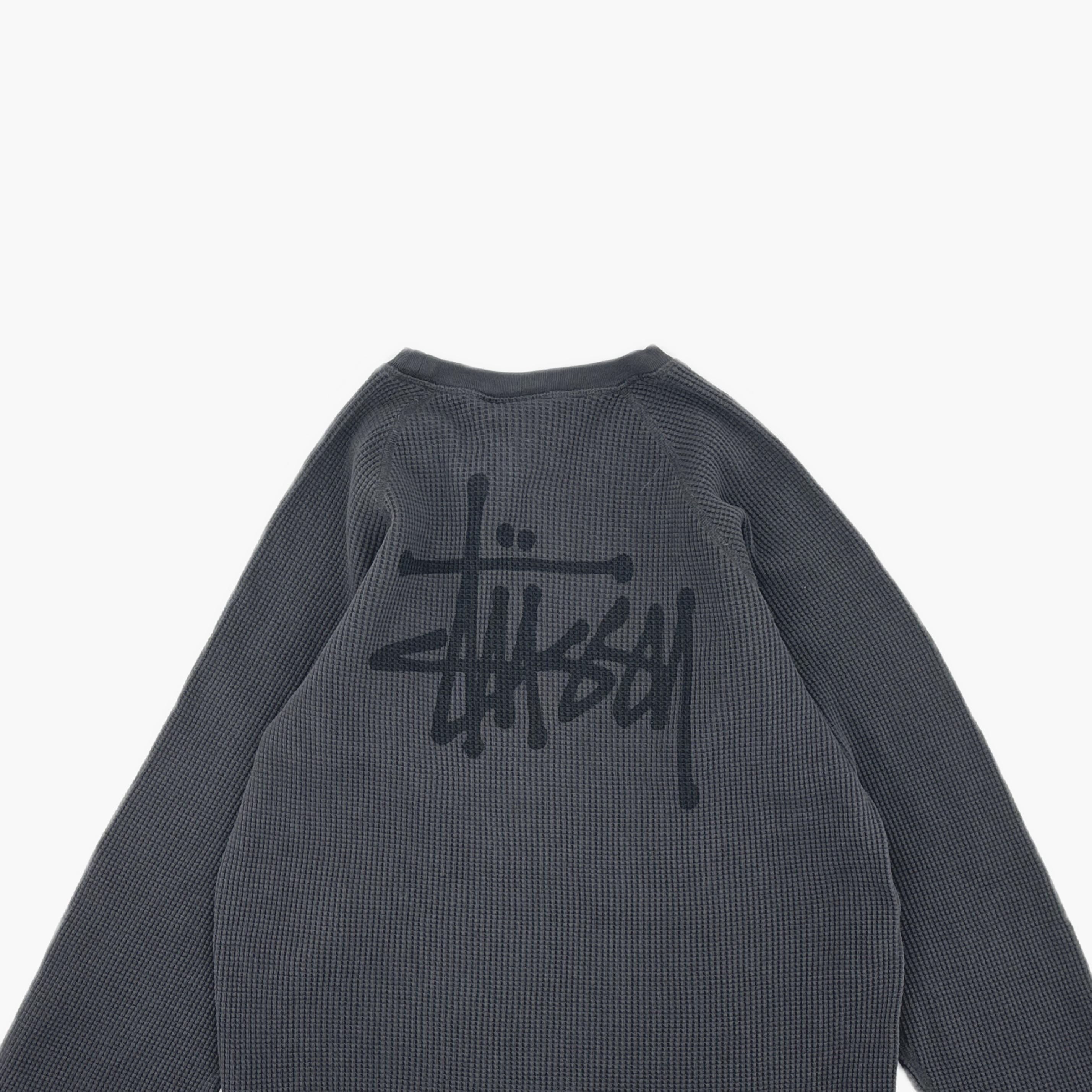 Stussy Stussy Raglan Thermal Long Sleeve T-Shirt XL Size US XL / EU 56 / 4 - 3 Thumbnail