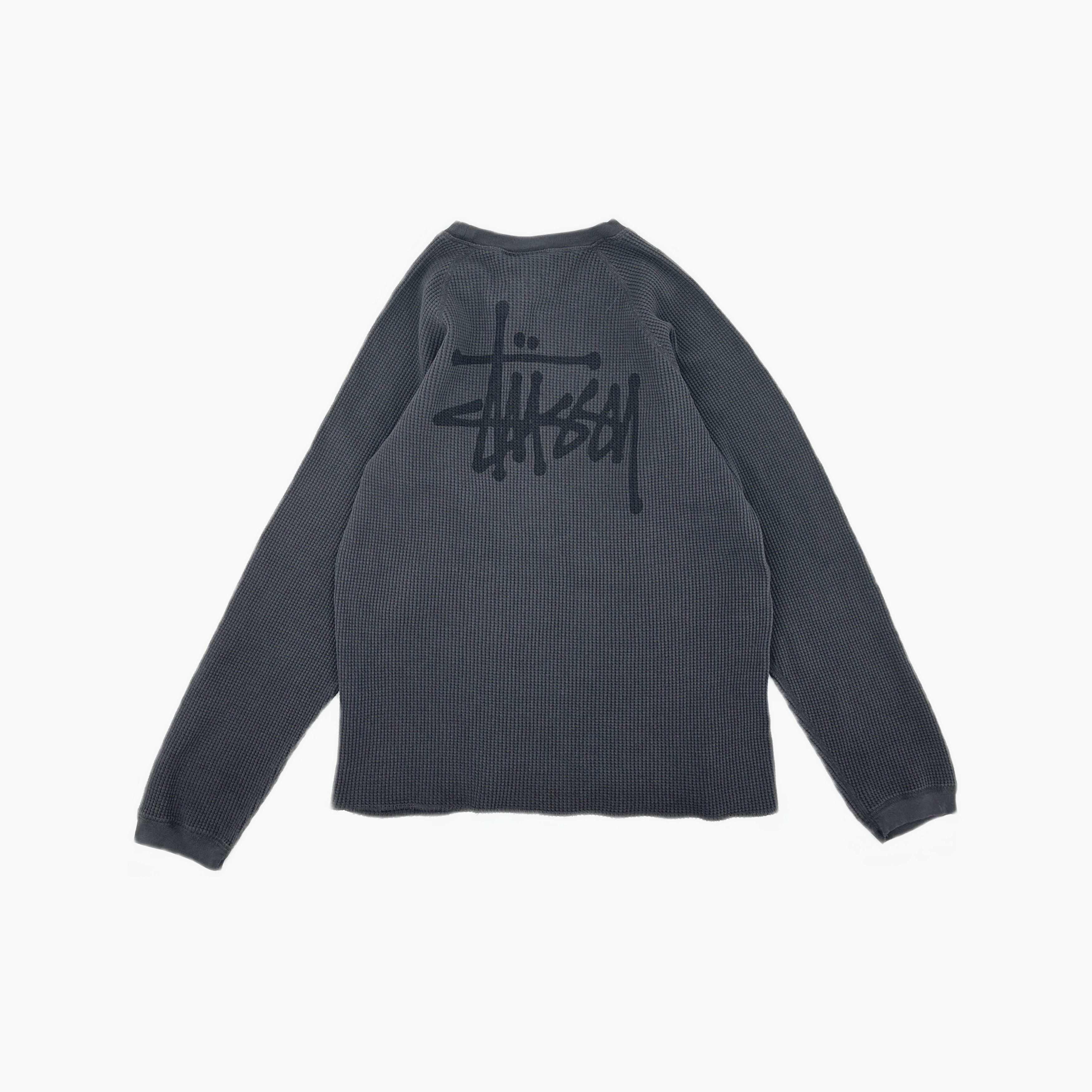 Stussy Stussy Raglan Thermal Long Sleeve T-Shirt XL Size US XL / EU 56 / 4 - 2 Thumbnail